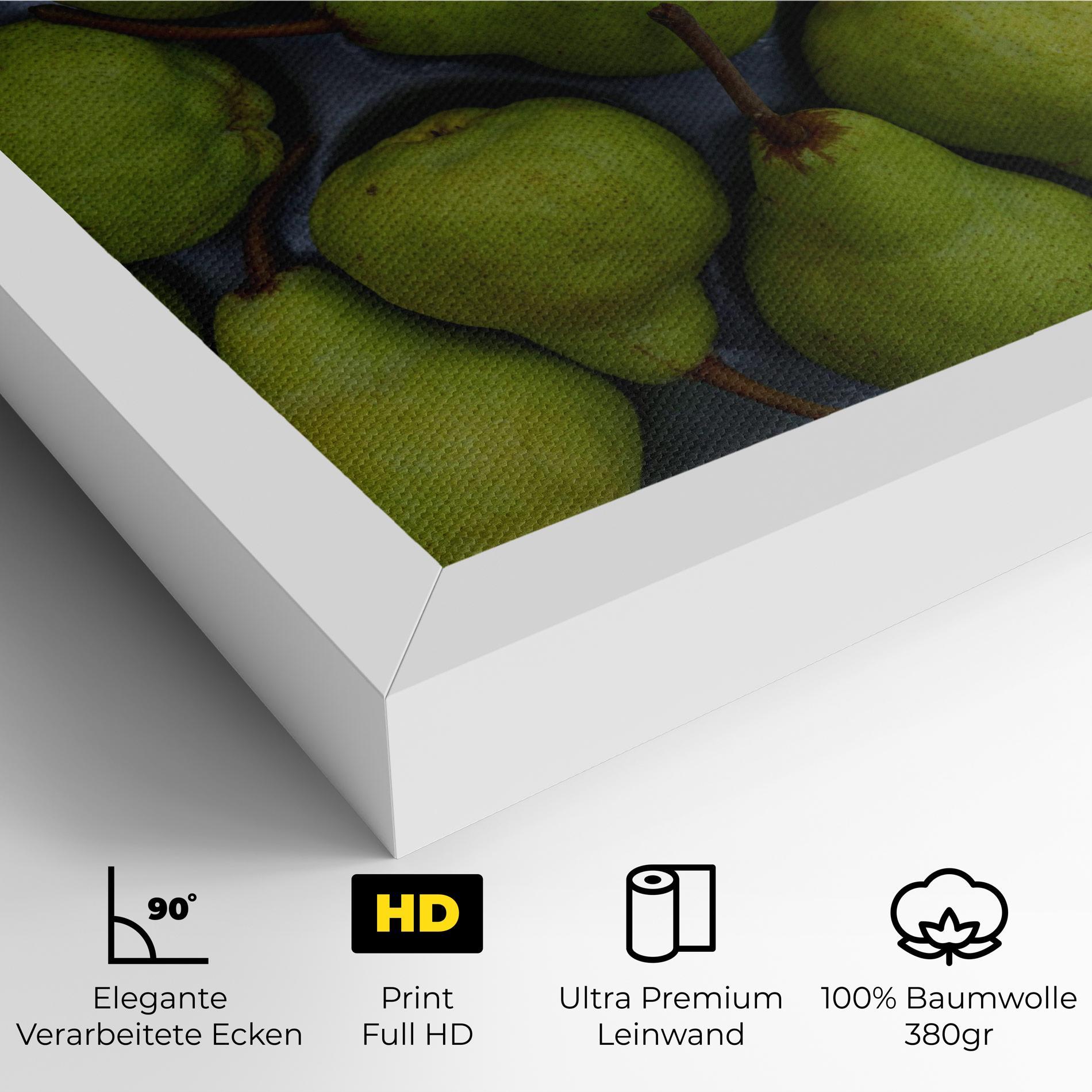 Leinwandbild Green Pear mockup 4