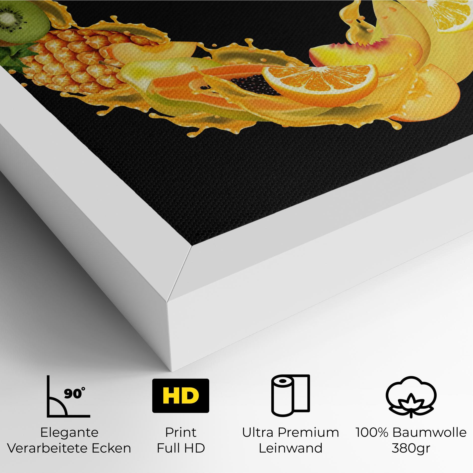 Leinwandbild Juice Frame mockup 4