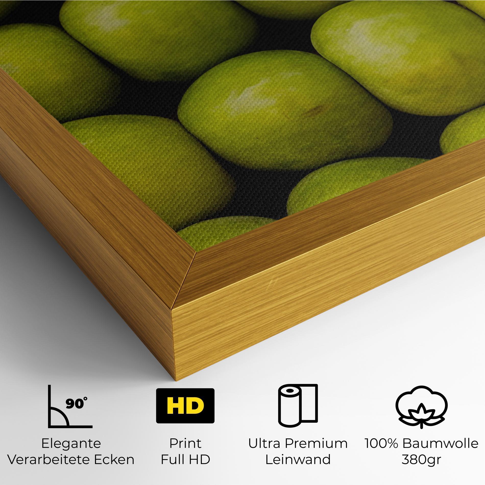 Leinwandbild Apple Wall mockup 4