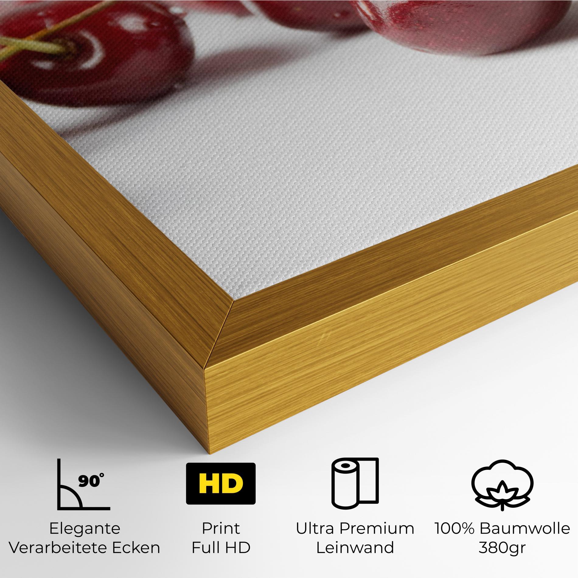 Leinwandbild Cherry Berries mockup 4