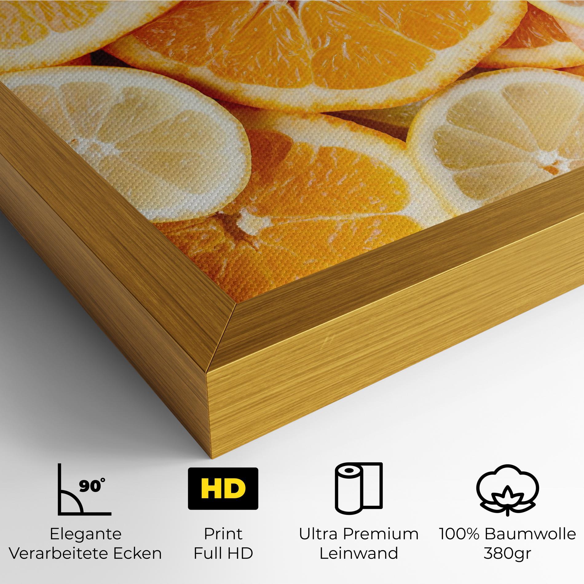 Leinwandbild Citrus Fruits mockup 4