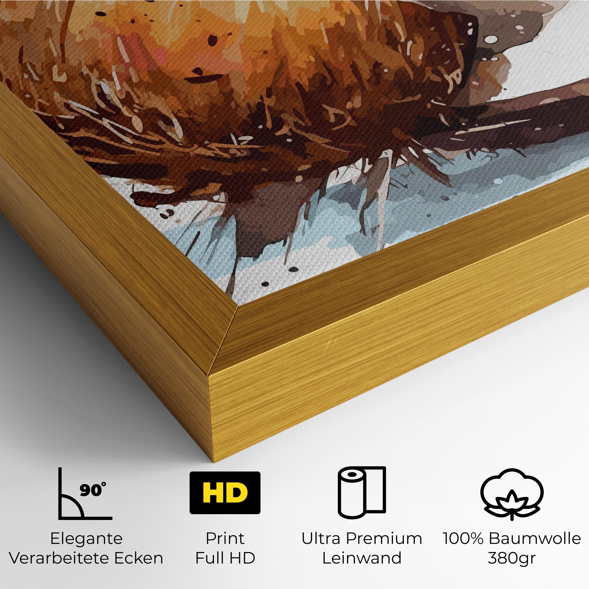 Leinwandbild Coconut Art mockup 4