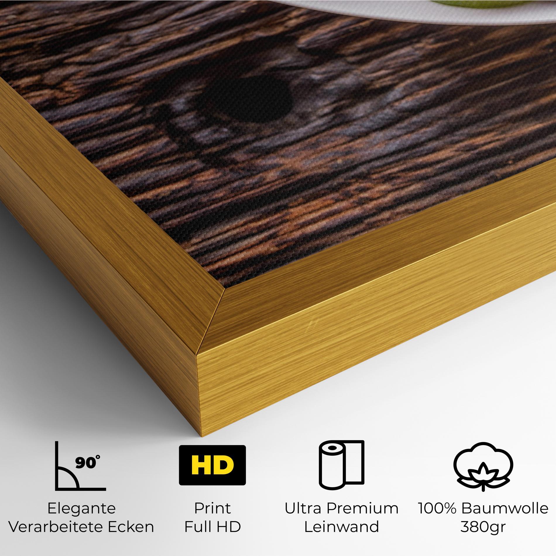 Leinwandbild Fresh Fruit Salad mockup 4