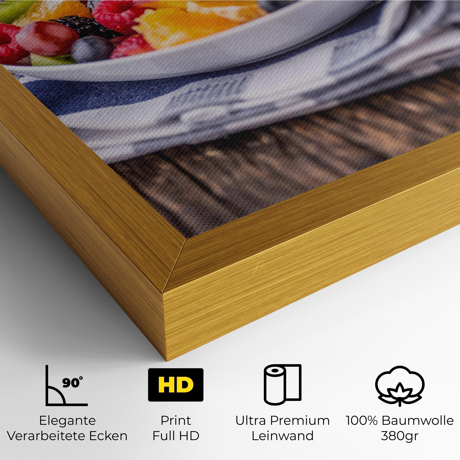 Leinwandbild Fruit Salad mockup 4