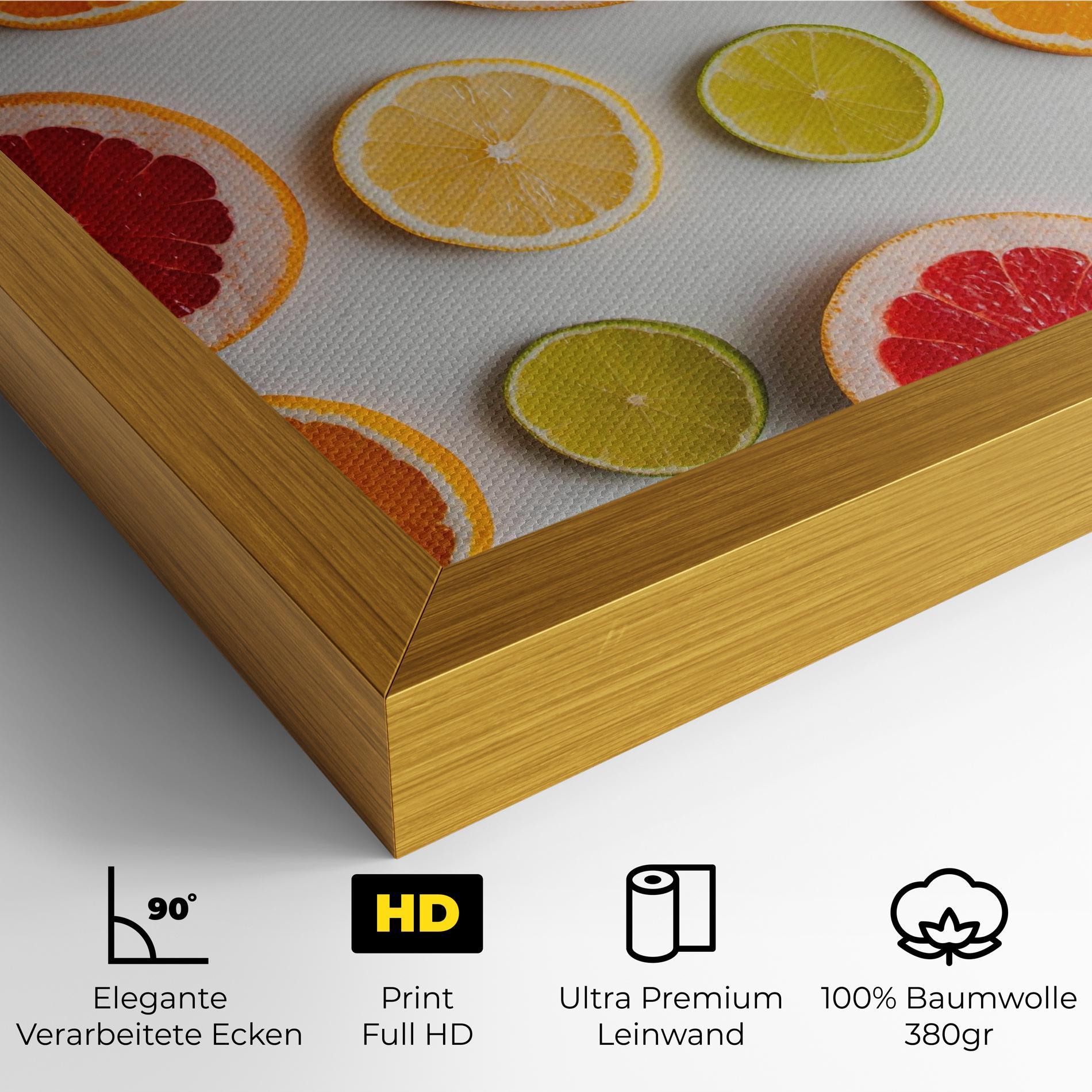 Leinwandbild Grapefruit Mix mockup 4