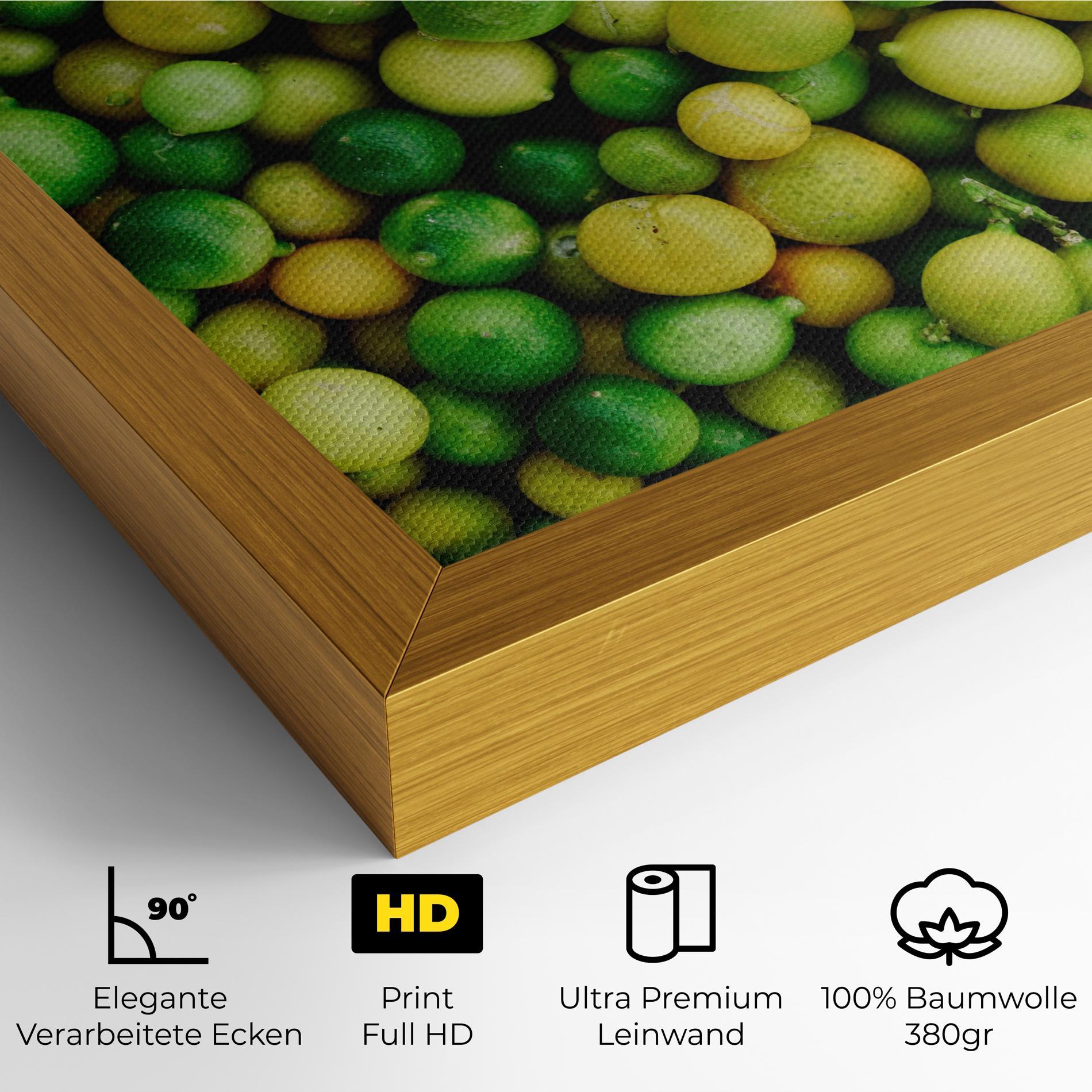 Leinwandbild Green Lime mockup 4