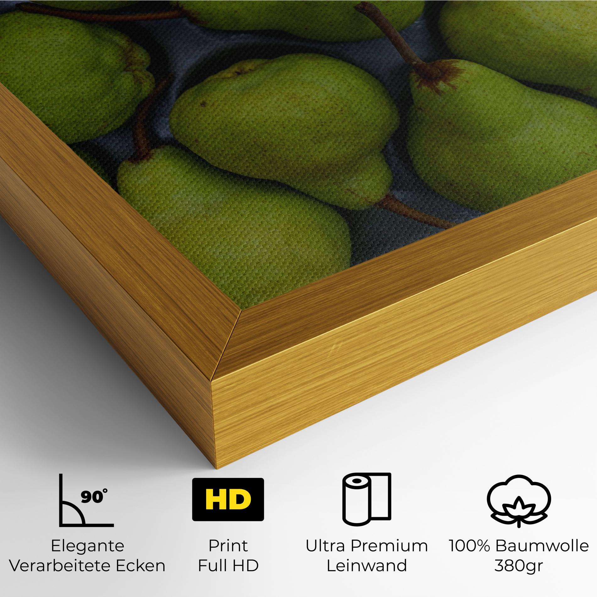 Leinwandbild Green Pear mockup 4