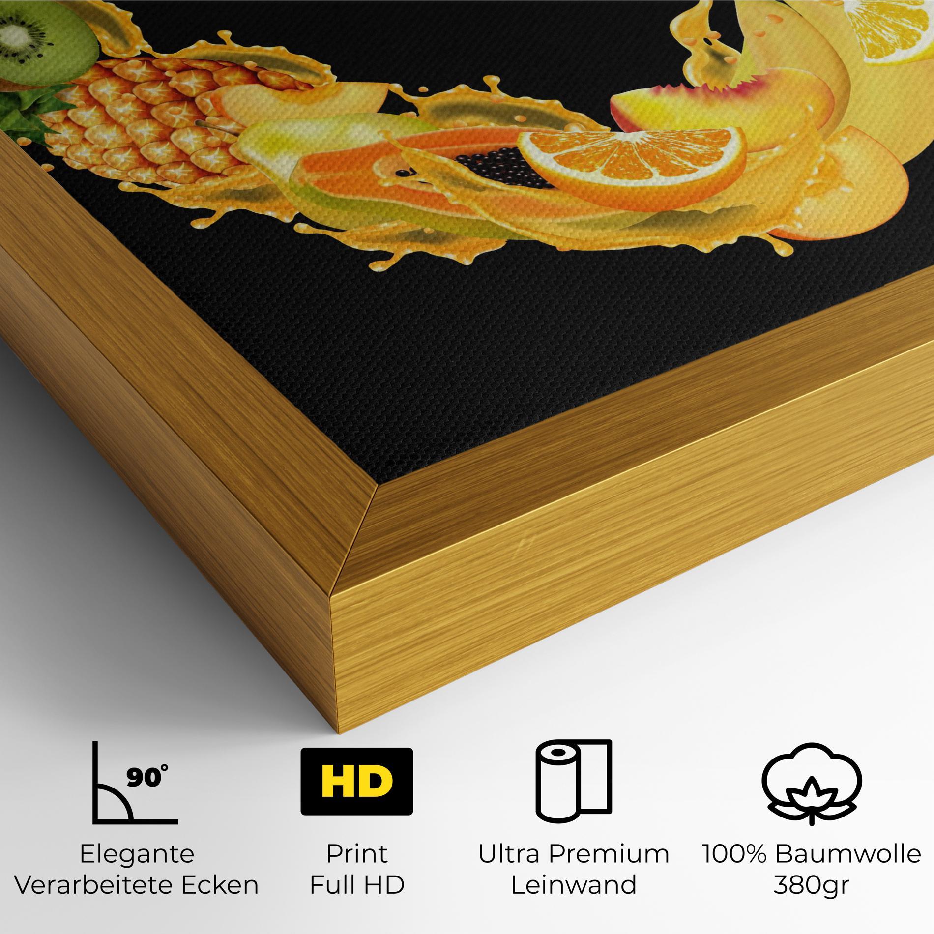 Leinwandbild Juice Frame mockup 4