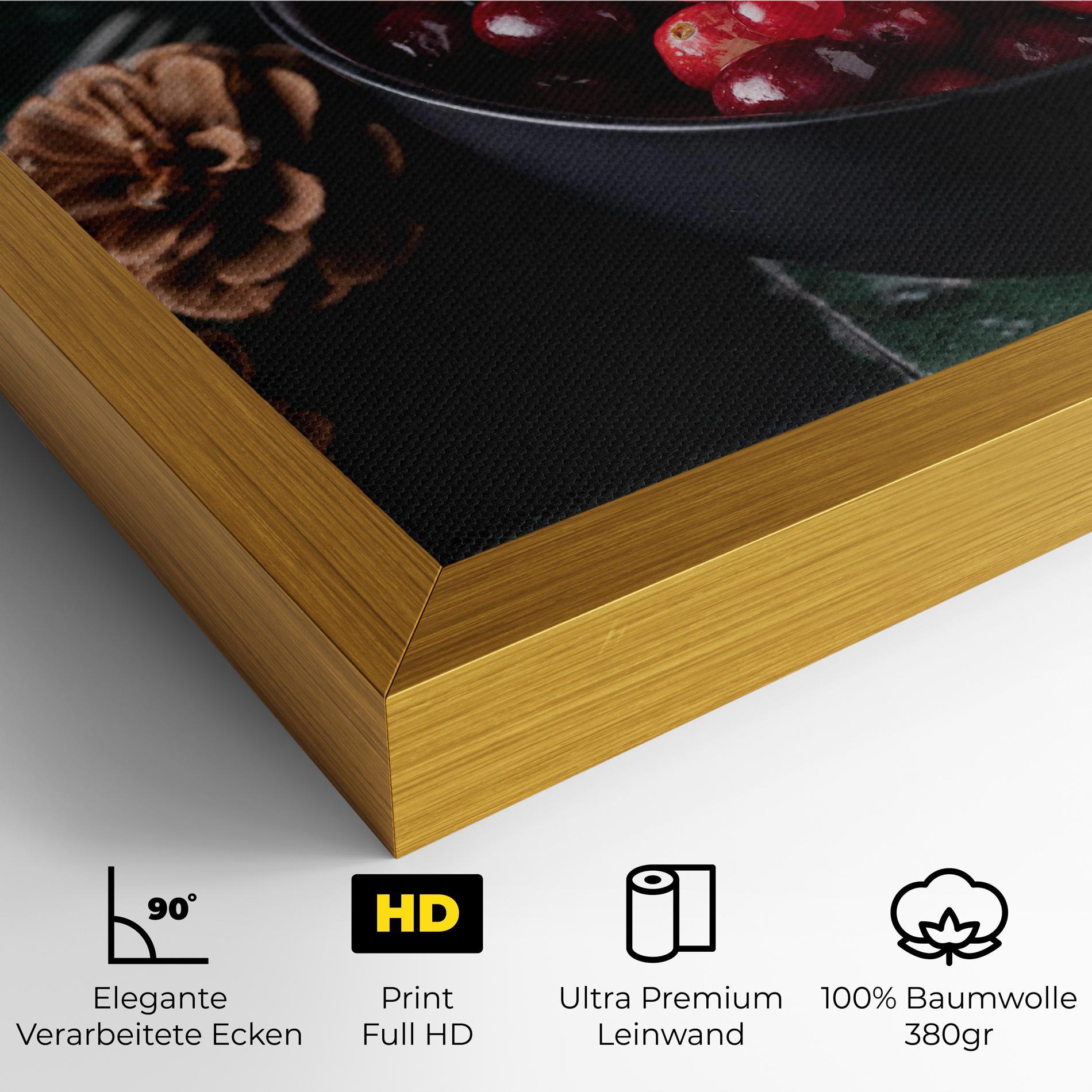 Leinwandbild Red Berries mockup 4