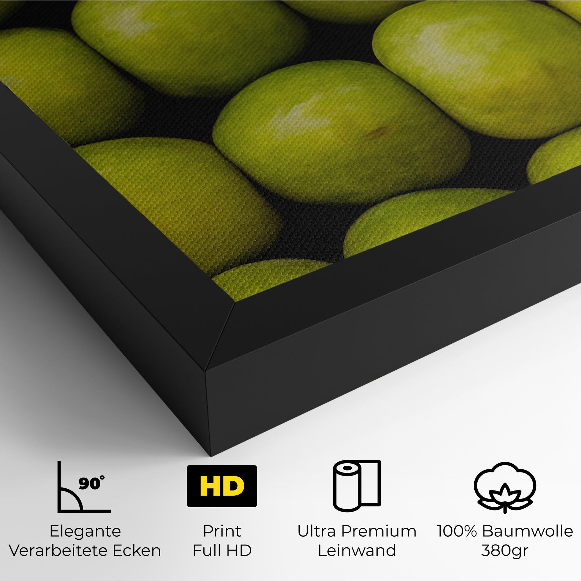 Leinwandbild Apple Wall mockup 4