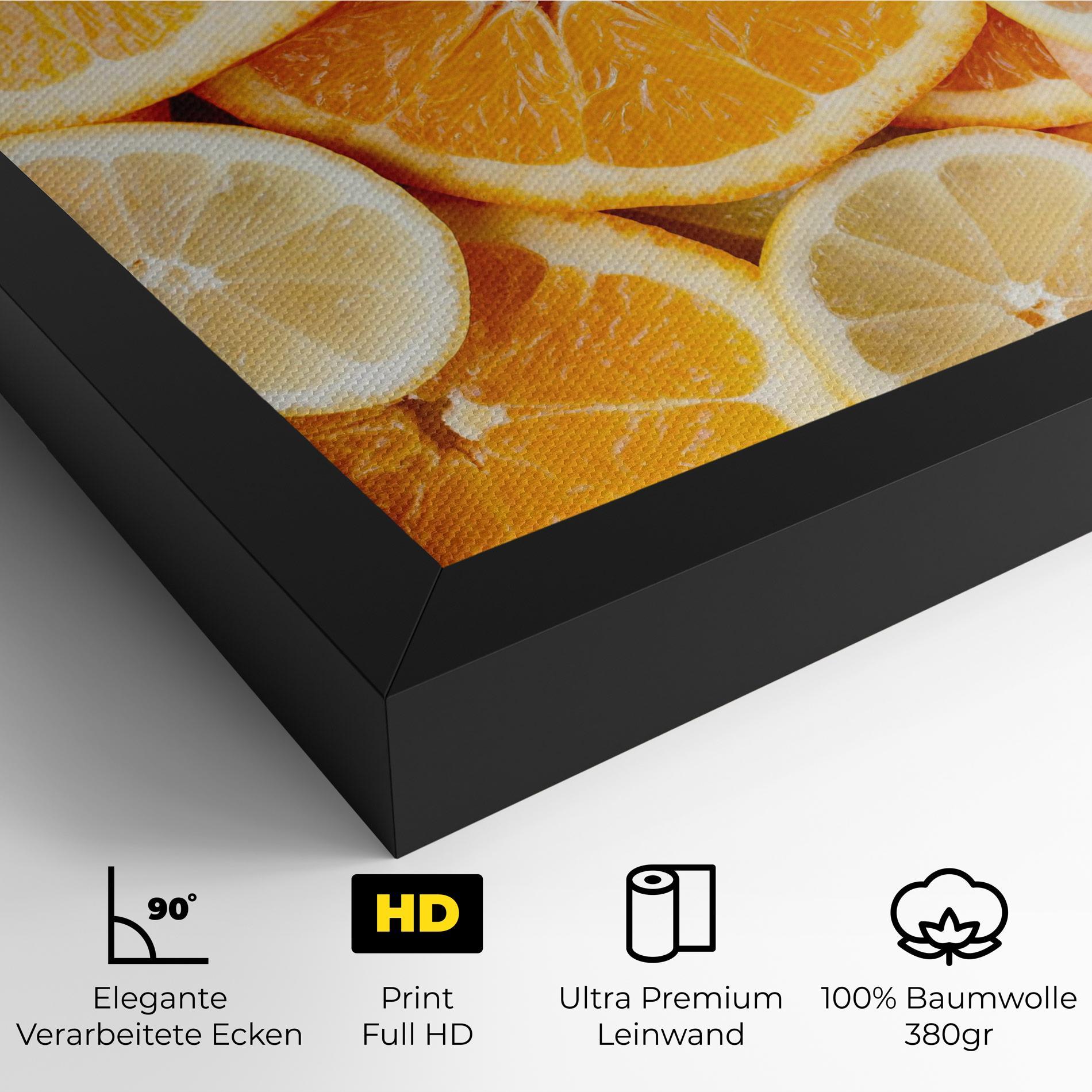 Leinwandbild Citrus Fruits mockup 4