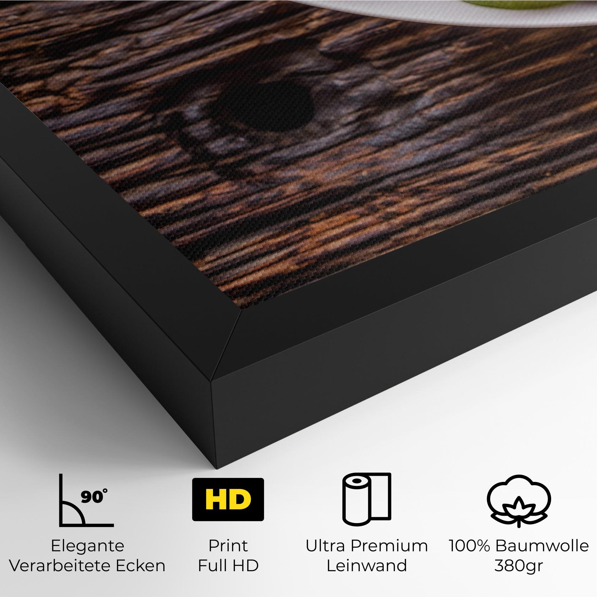 Leinwandbild Fresh Fruit Salad mockup 4