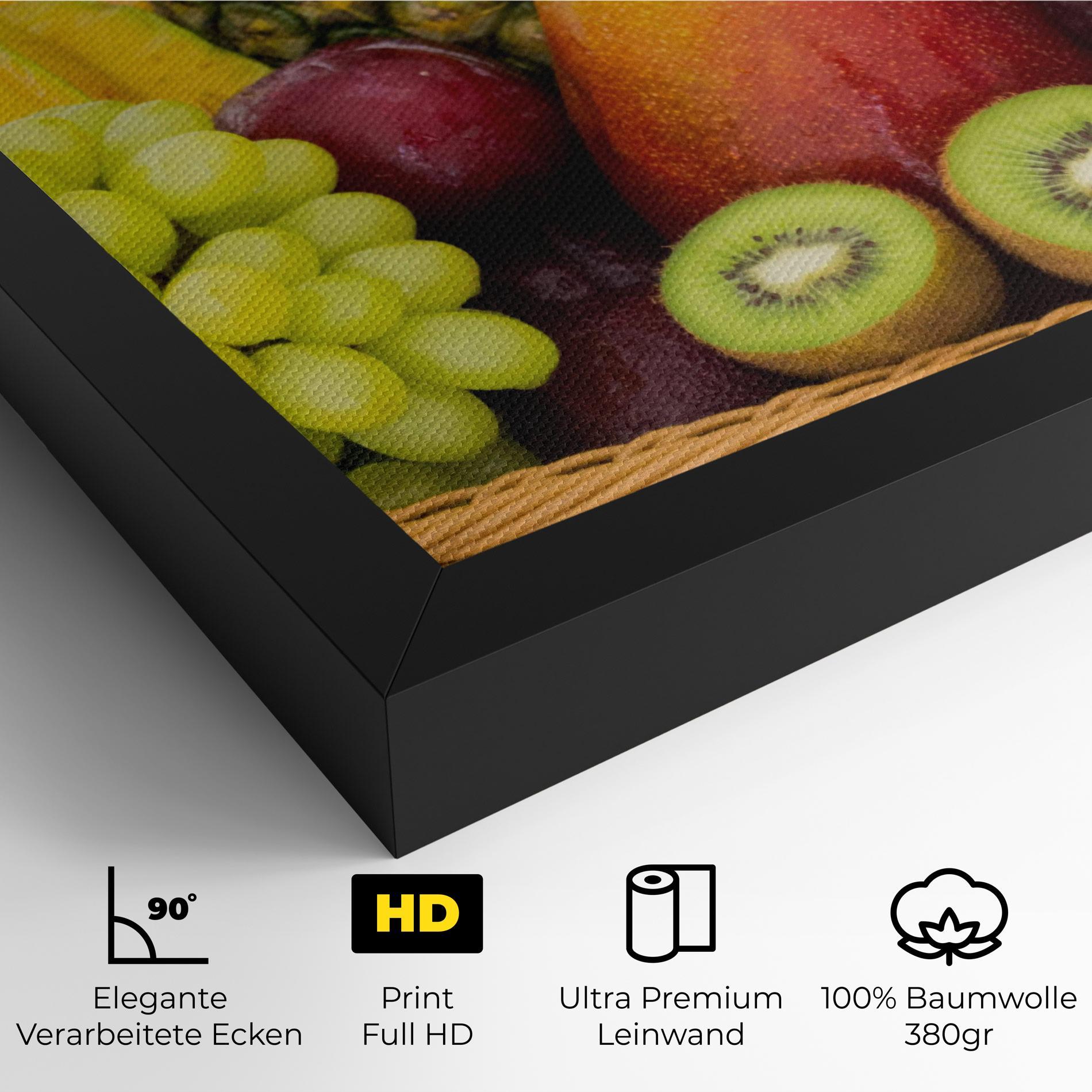 Leinwandbild Fruit Basket mockup 4