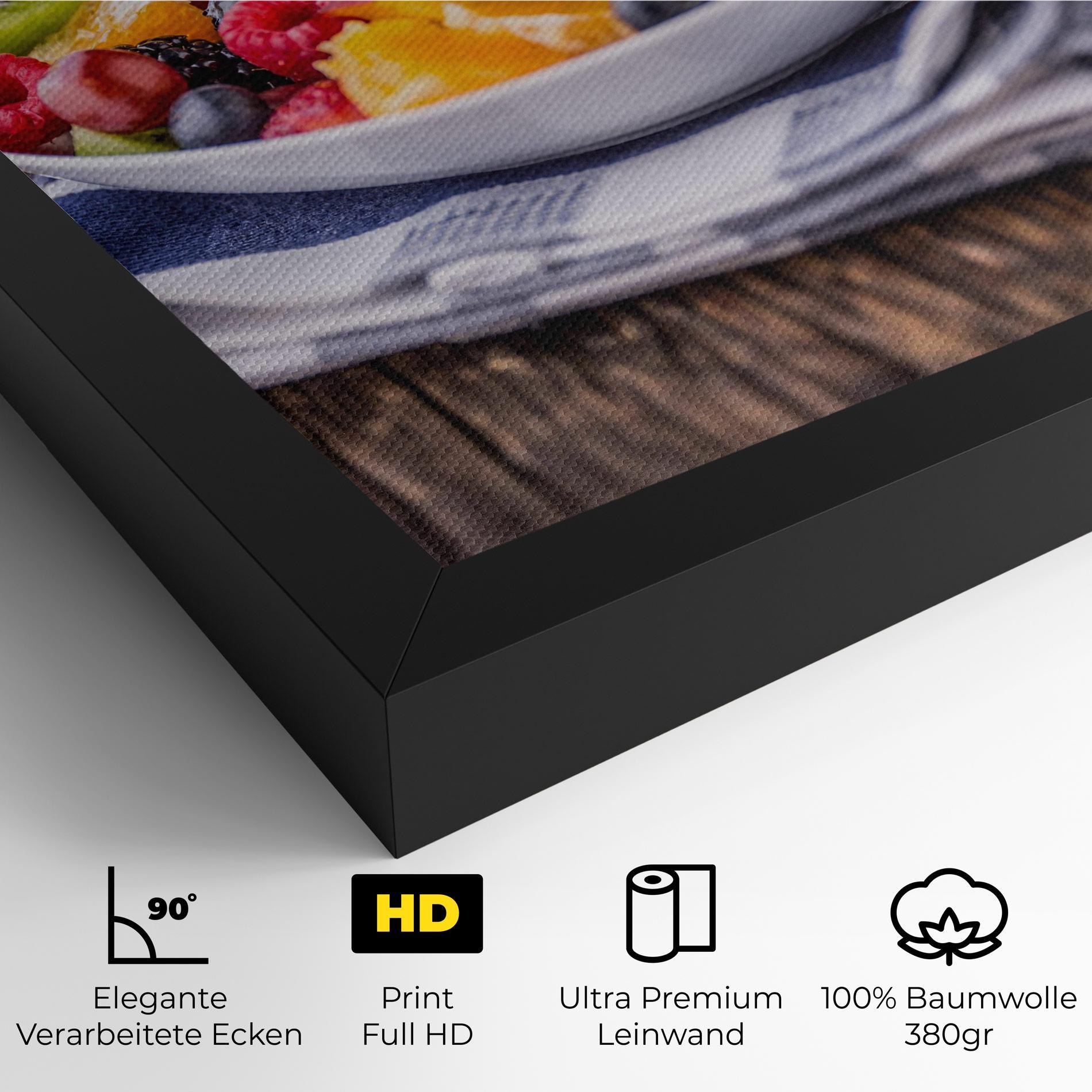 Leinwandbild Fruit Salad mockup 4