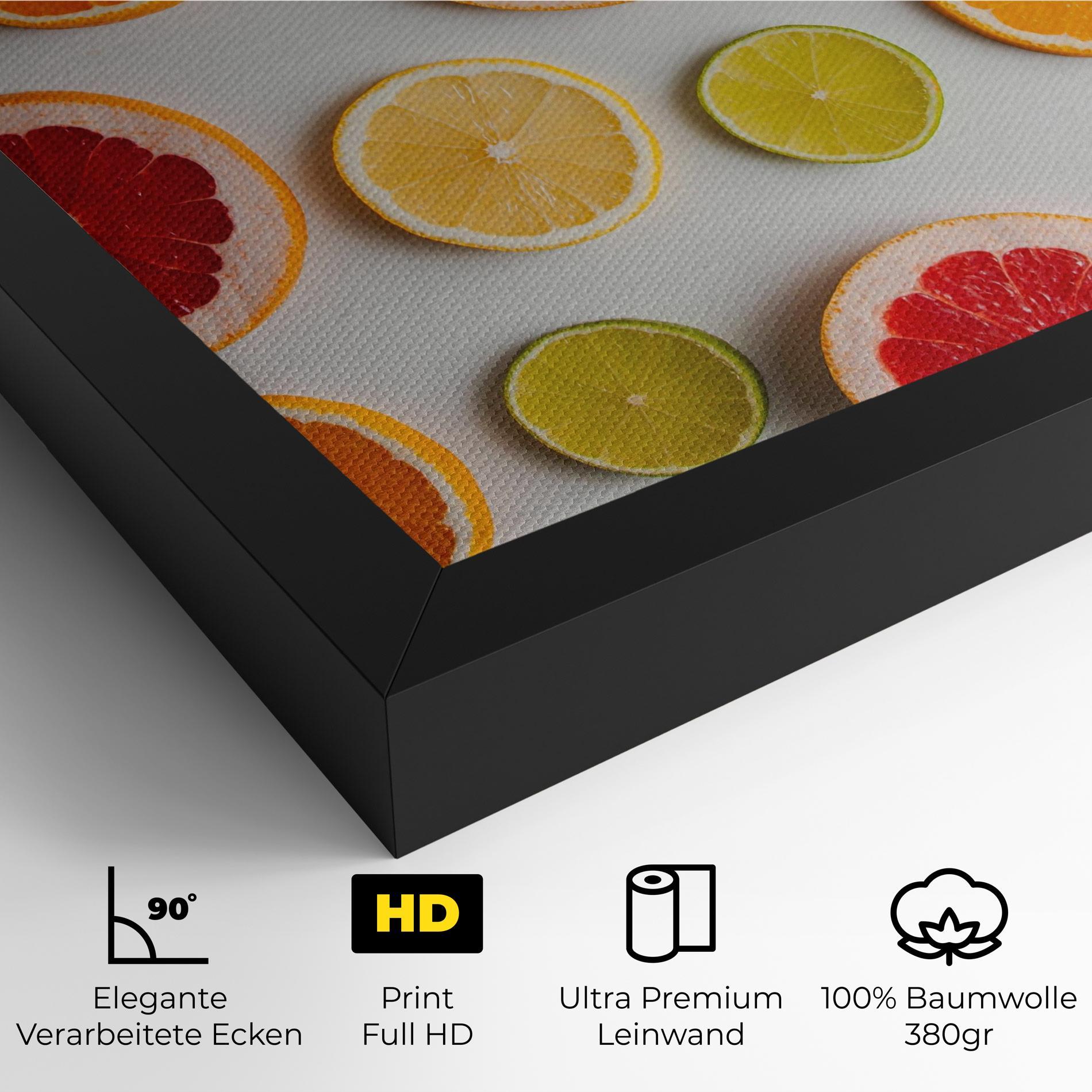 Leinwandbild Grapefruit Mix mockup 4