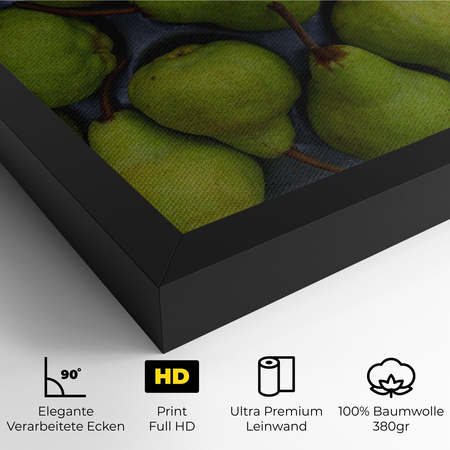 Leinwandbild Green Pear mockup 4