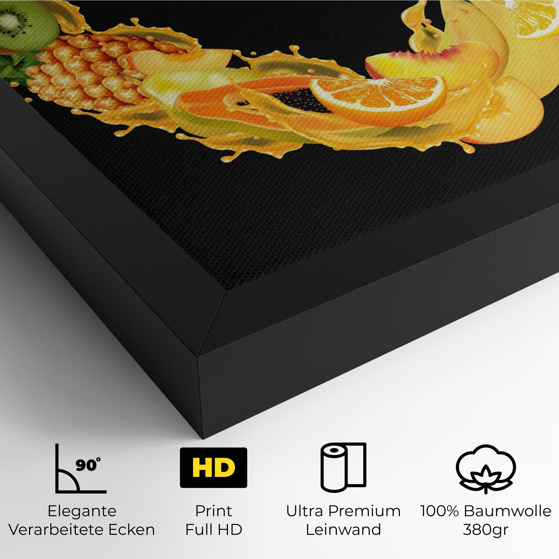 Leinwandbild Juice Frame mockup 4