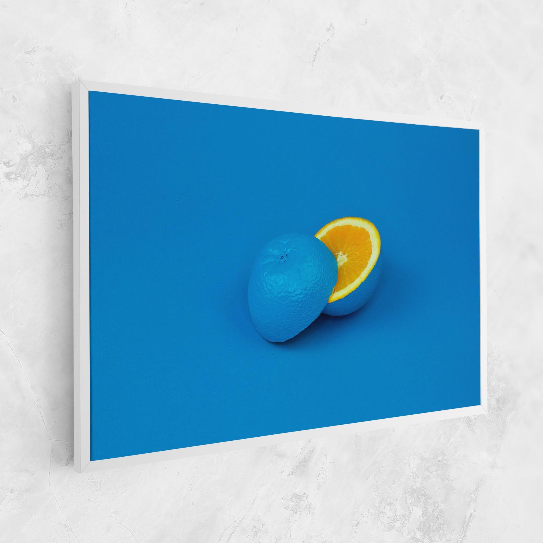 Leinwandbild Blue Orange mockup 1