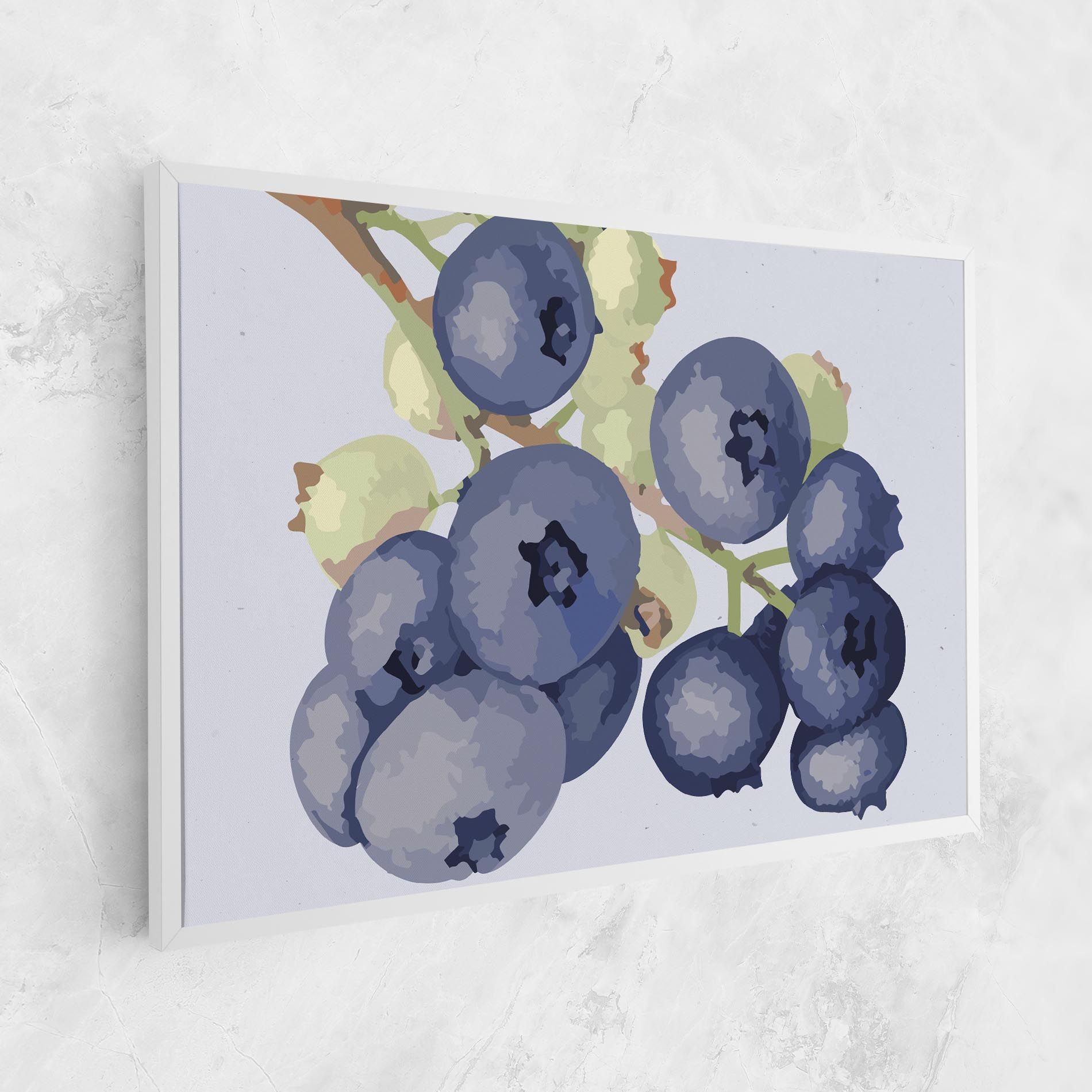Blueberries Art mockup 1