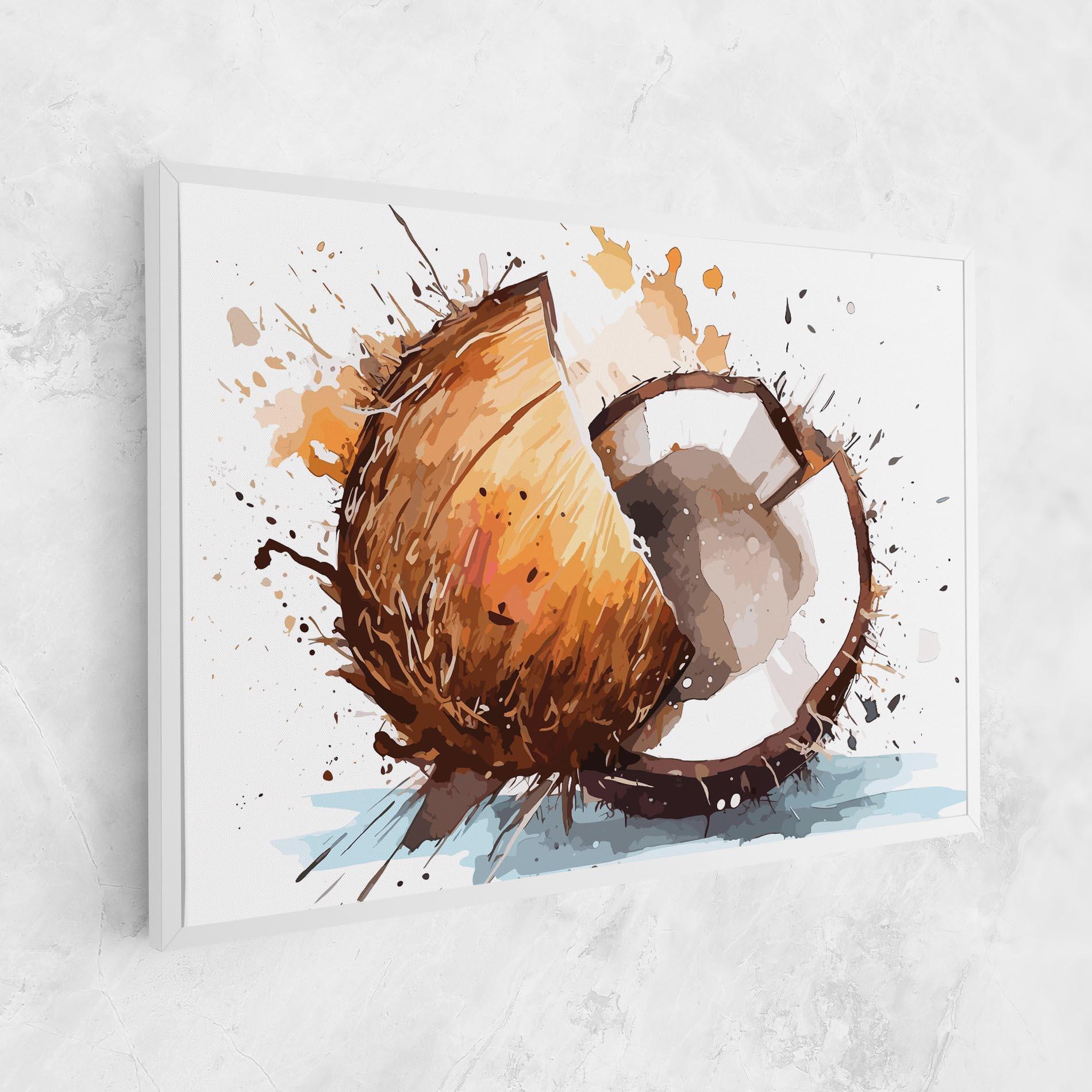 Leinwandbild Coconut Art mockup 1