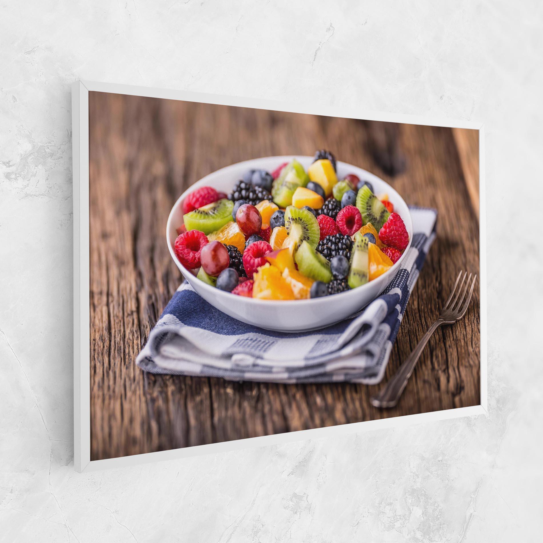 Leinwandbild Fruit Salad mockup 1