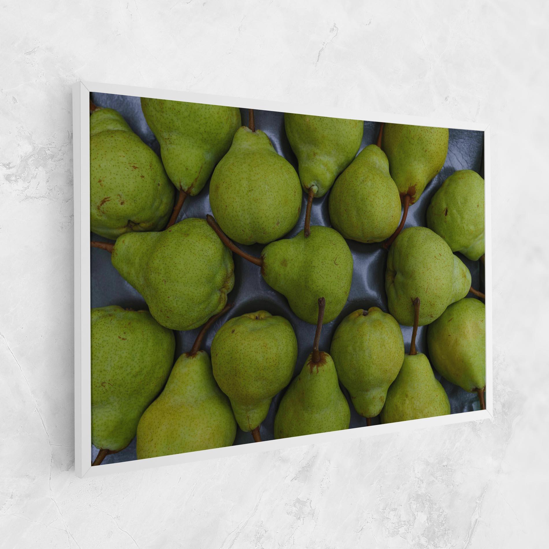 Leinwandbild Green Pear mockup 1