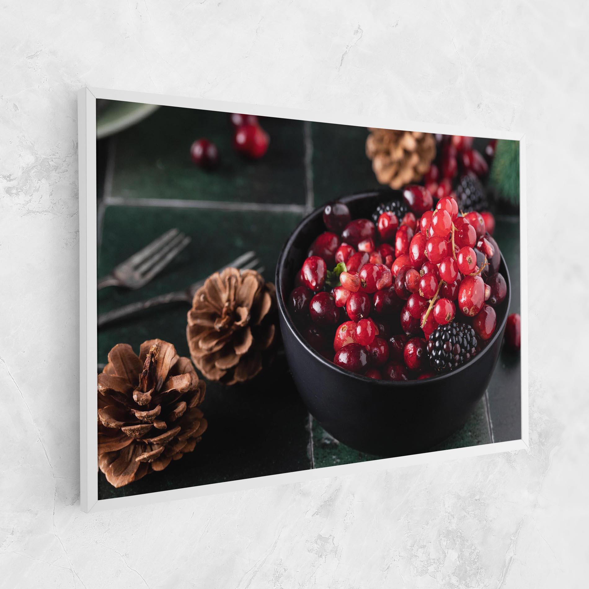 Leinwandbild Red Berries mockup 1