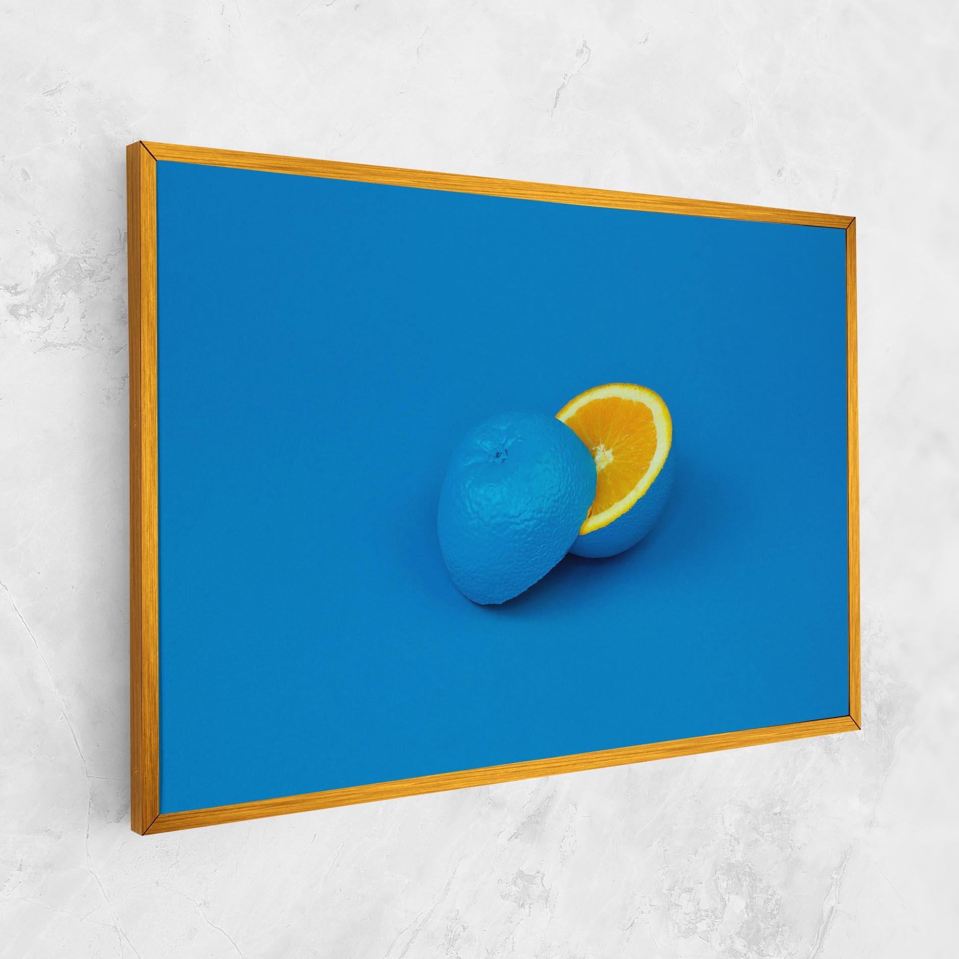 Leinwandbild Blue Orange mockup 1