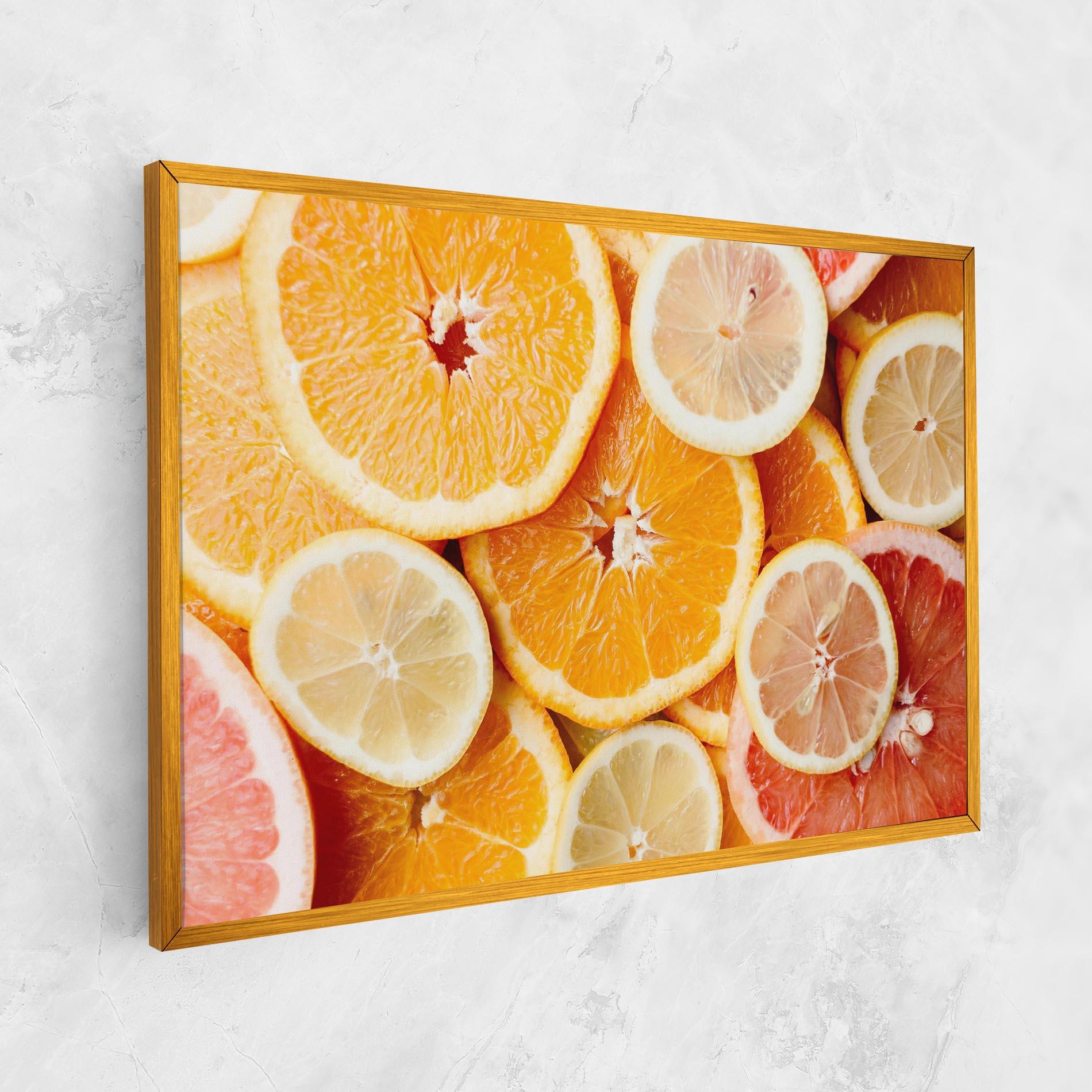 Leinwandbild Citrus Fruits mockup 1