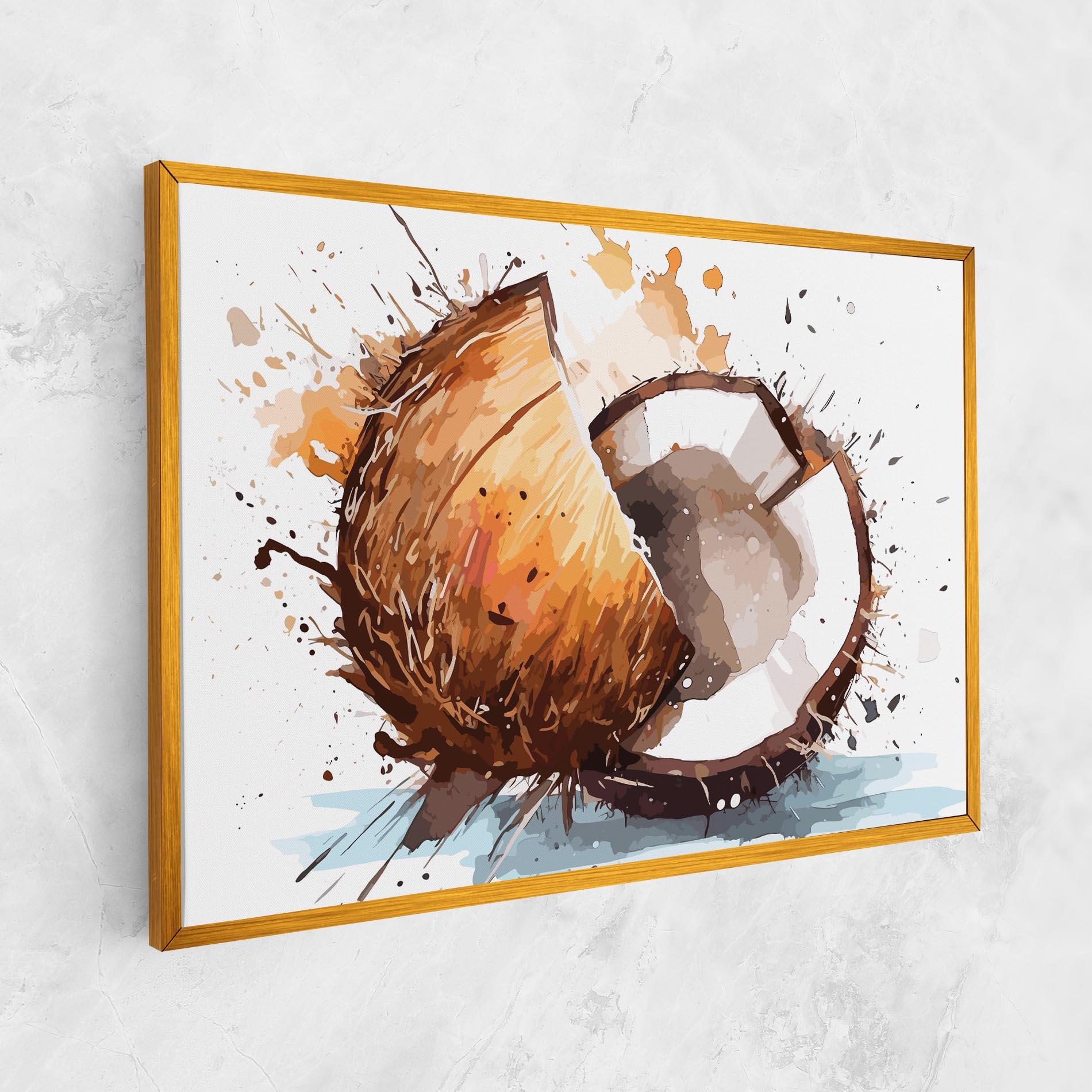 Leinwandbild Coconut Art mockup 1