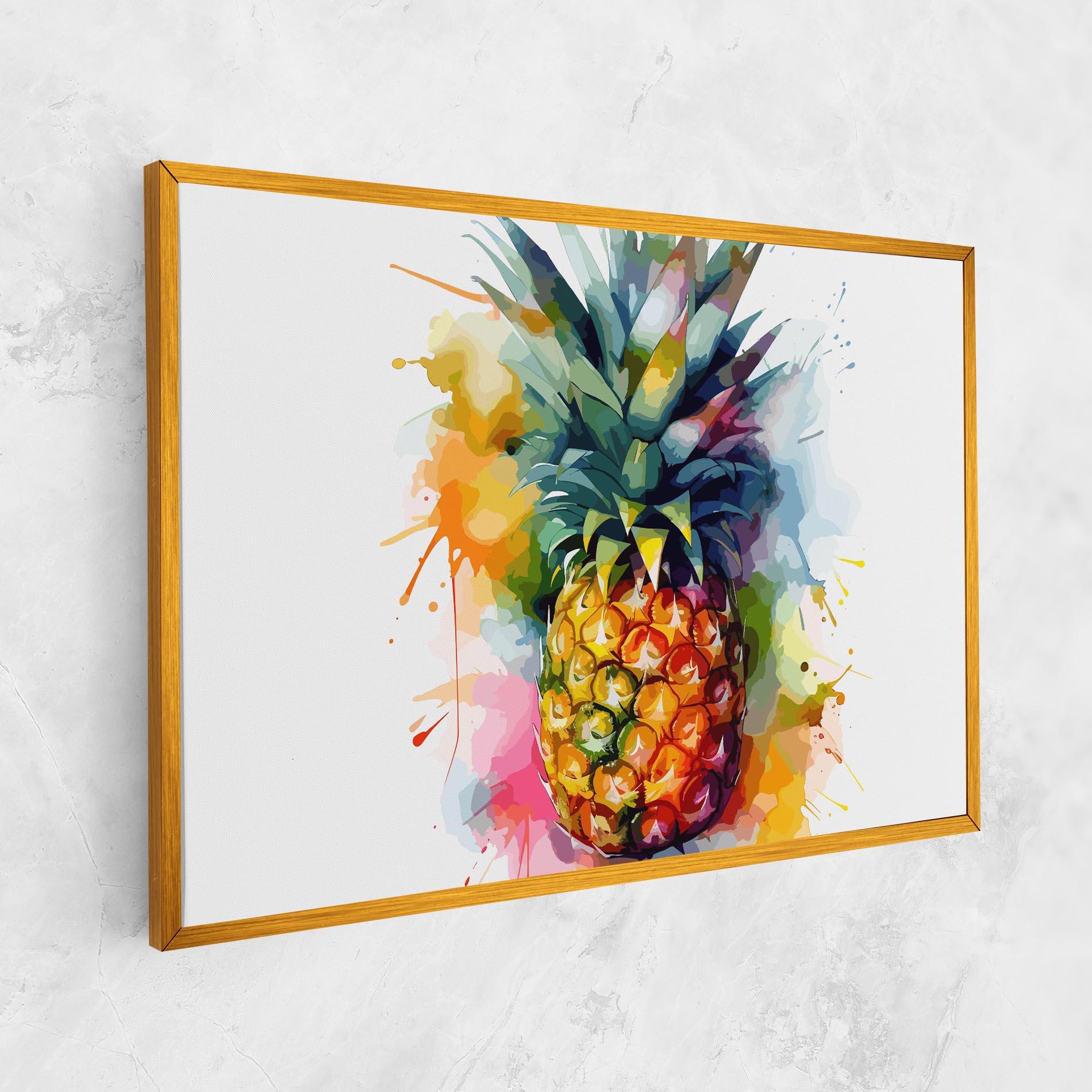 Leinwandbild Color Mix Pineapple mockup 1