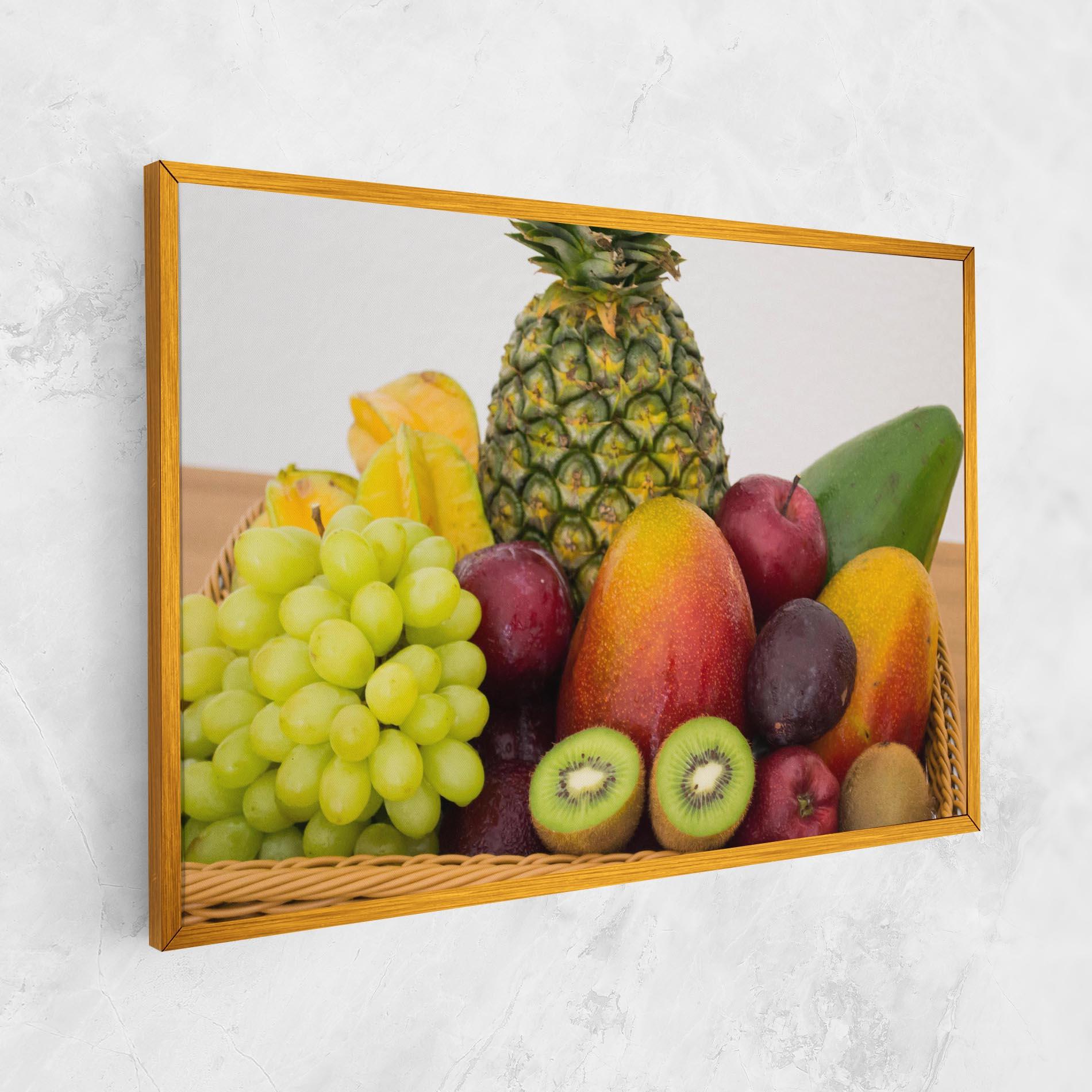 Leinwandbild Fruit Basket mockup 1