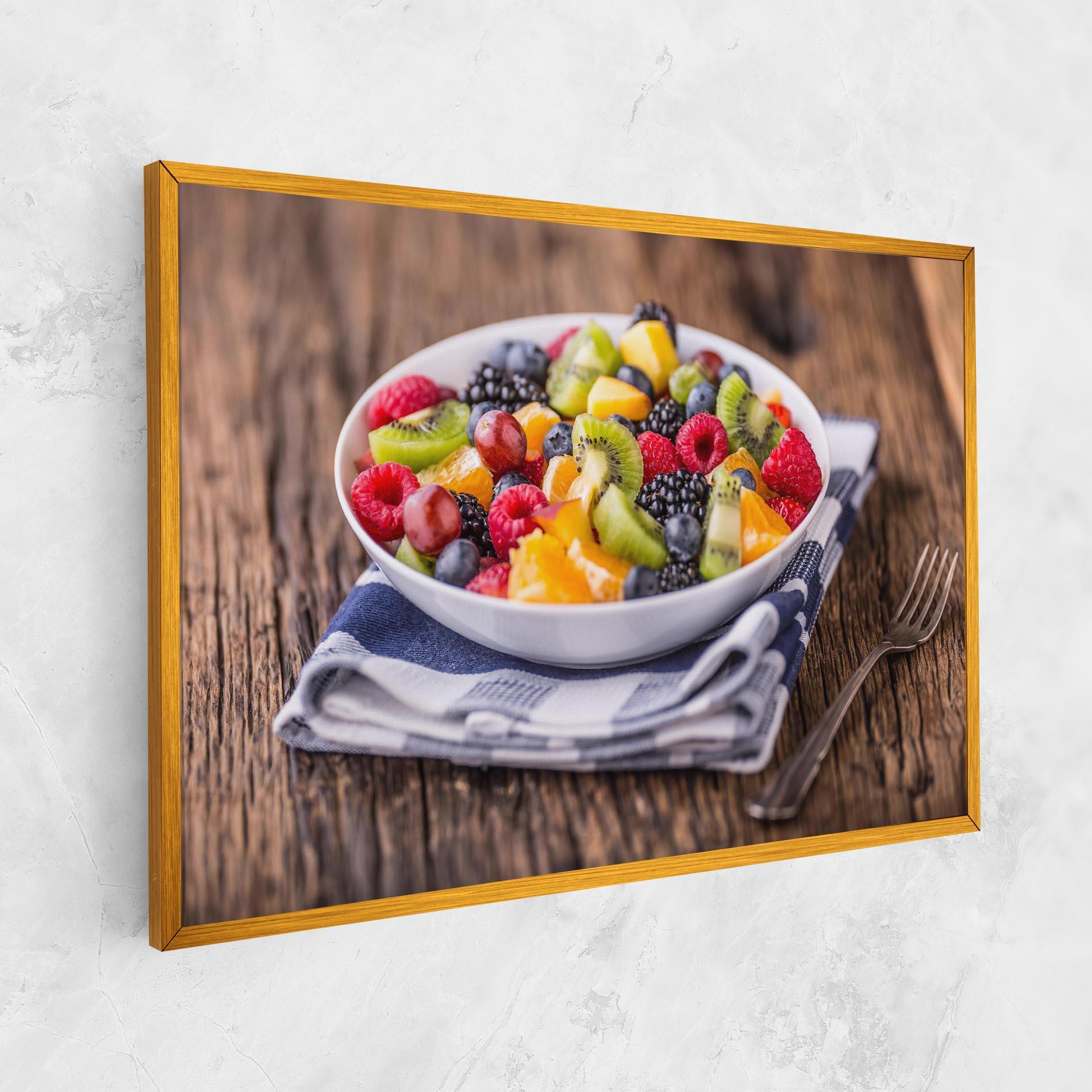 Leinwandbild Fruit Salad mockup 1