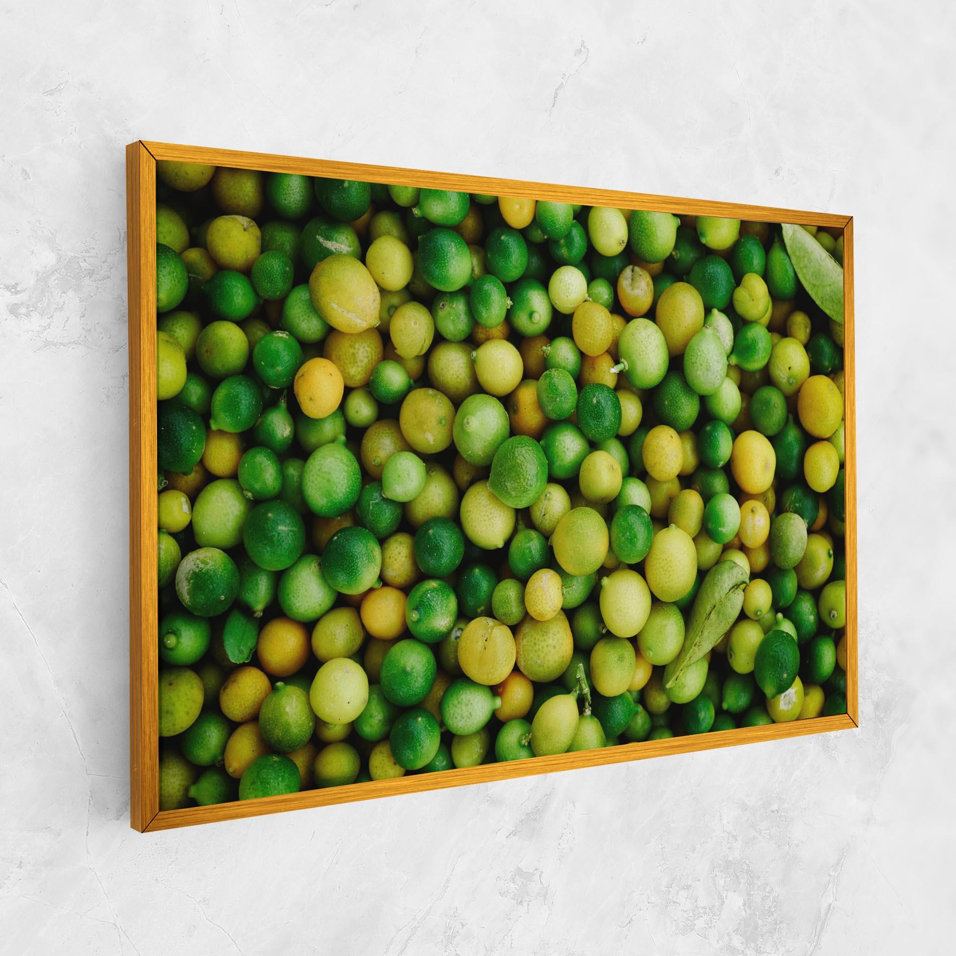 Leinwandbild Green Lime mockup 1