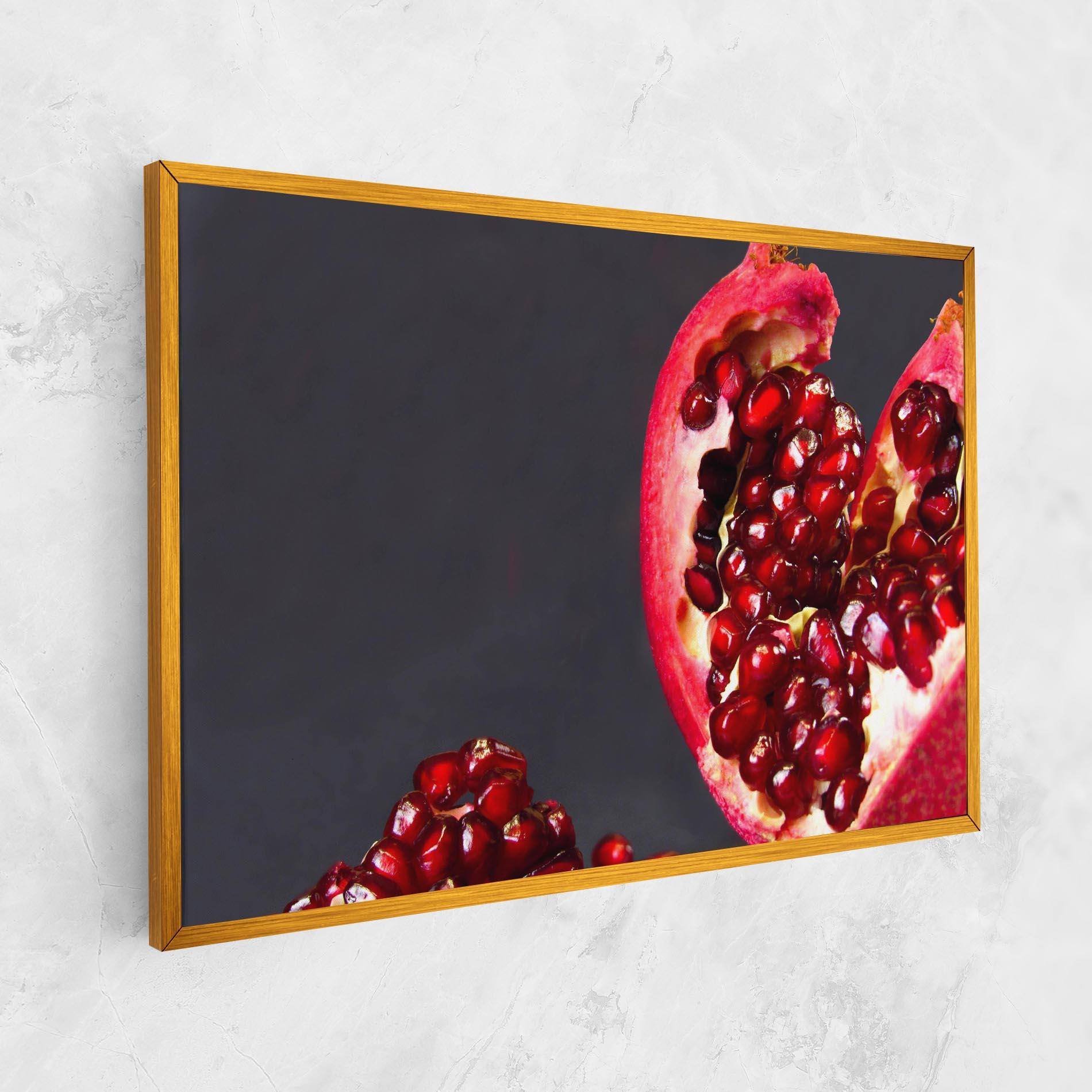 Leinwandbild Open Pomegranate mockup 1