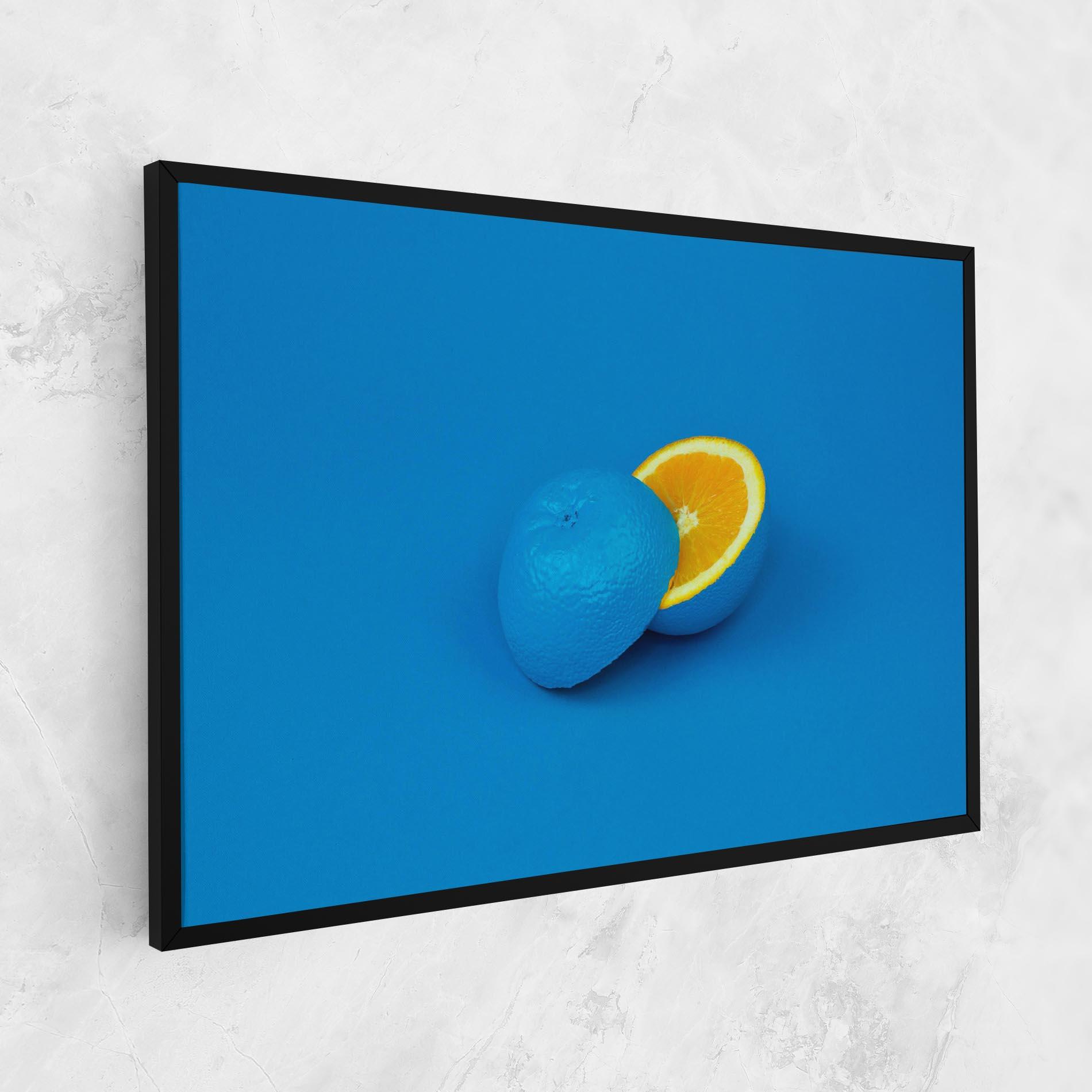 Leinwandbild Blue Orange mockup 1