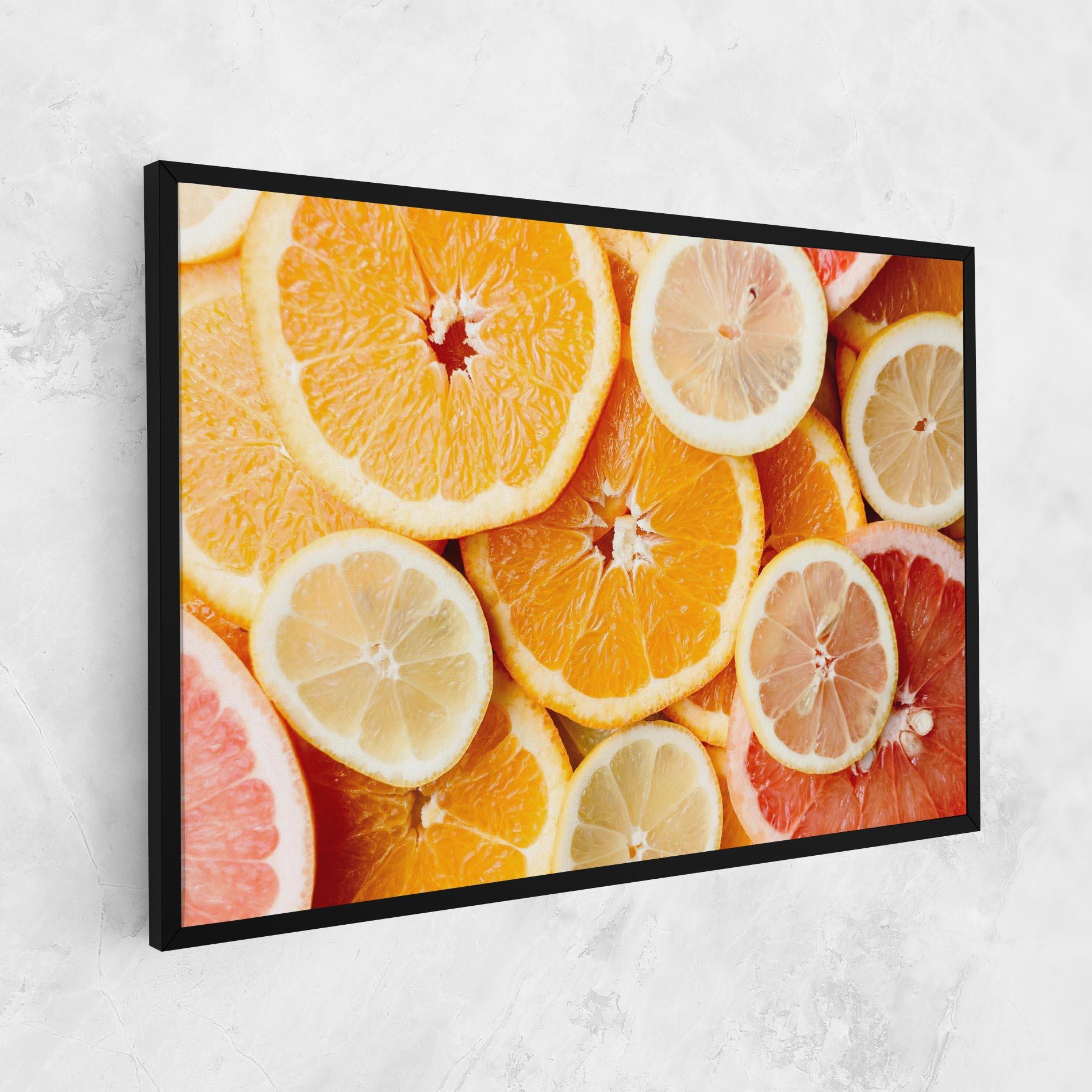 Leinwandbild Citrus Fruits mockup 1