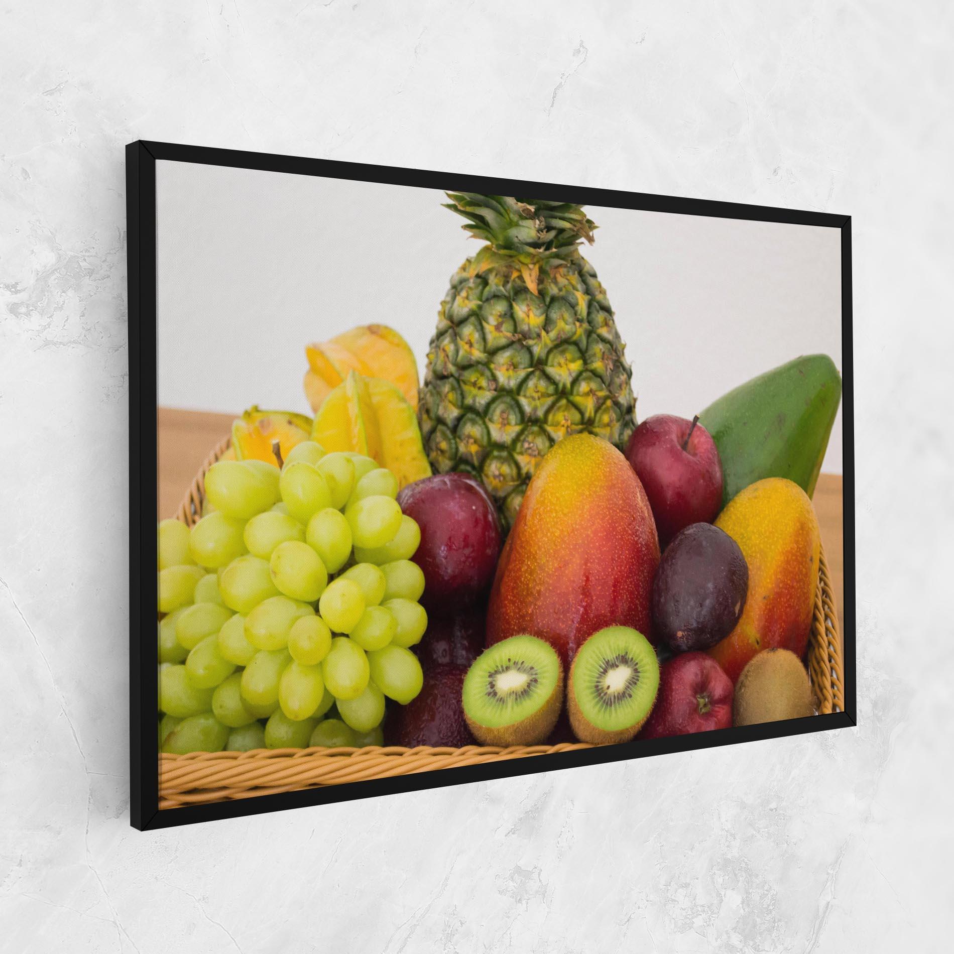 Leinwandbild Fruit Basket mockup 1