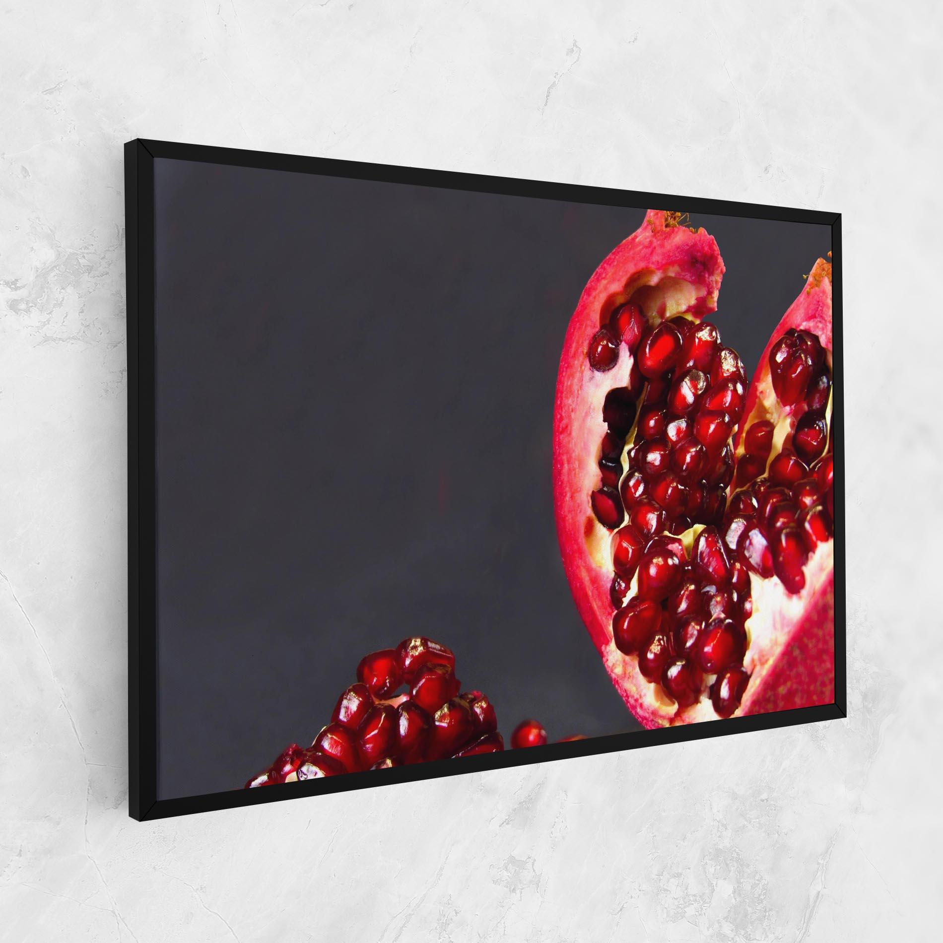 Leinwandbild Open Pomegranate mockup 1