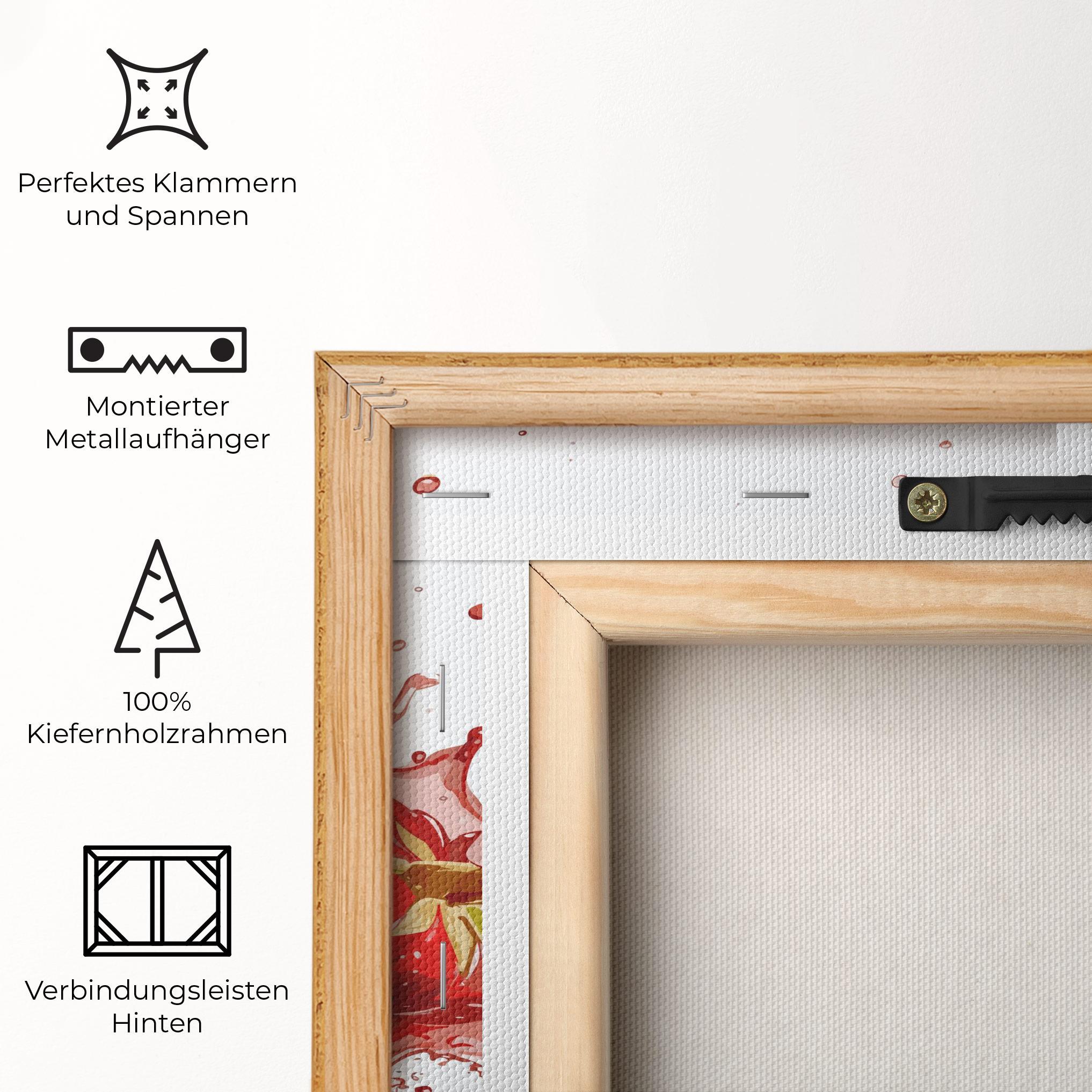 Leinwandbild Berries Art mockup 5