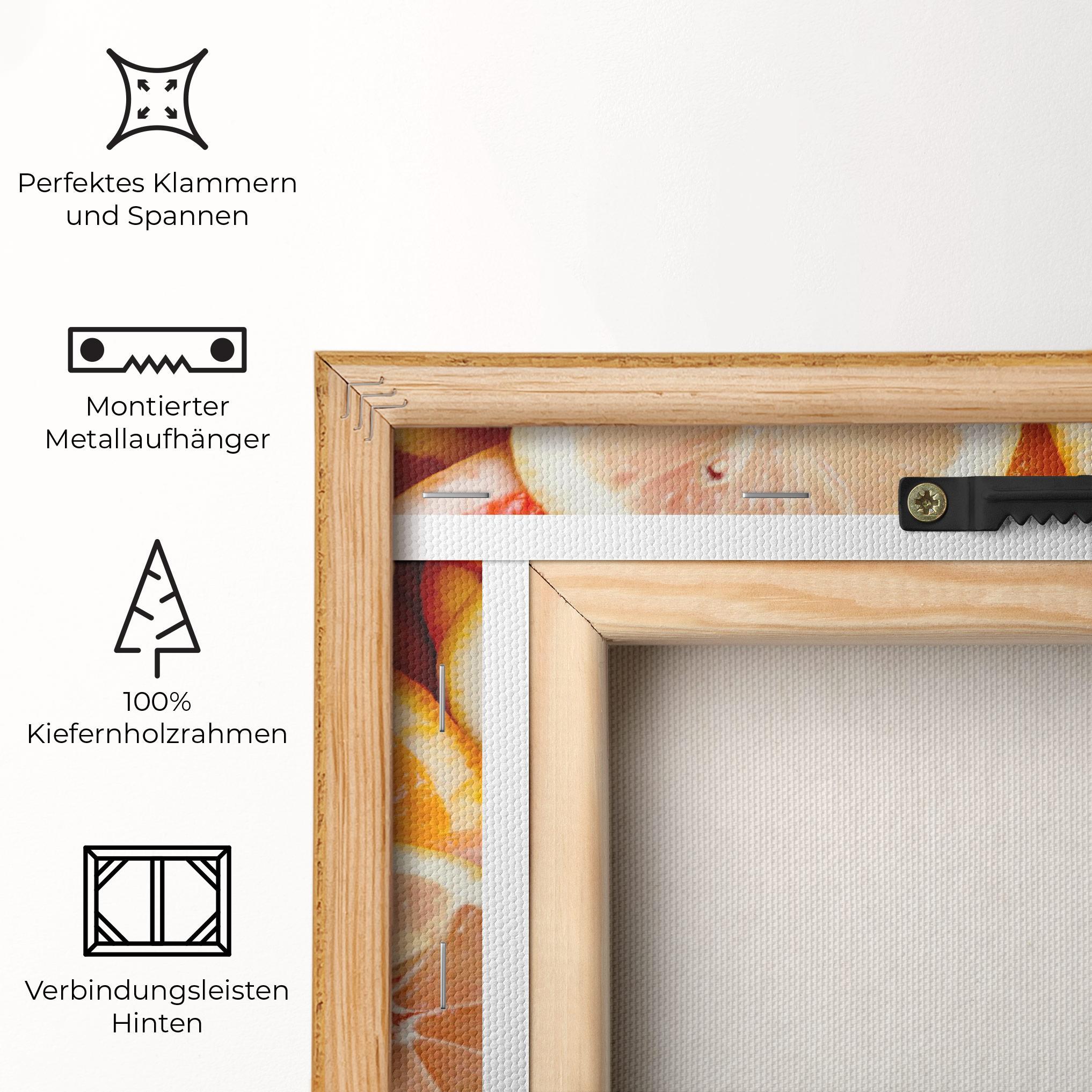 Leinwandbild Citrus Fruits mockup 5