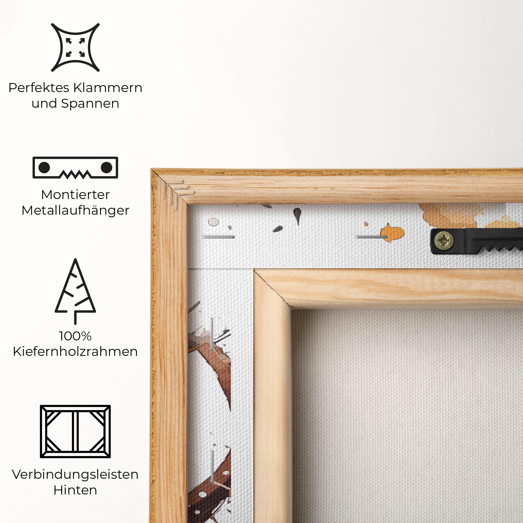 Leinwandbild Coconut Art mockup 5