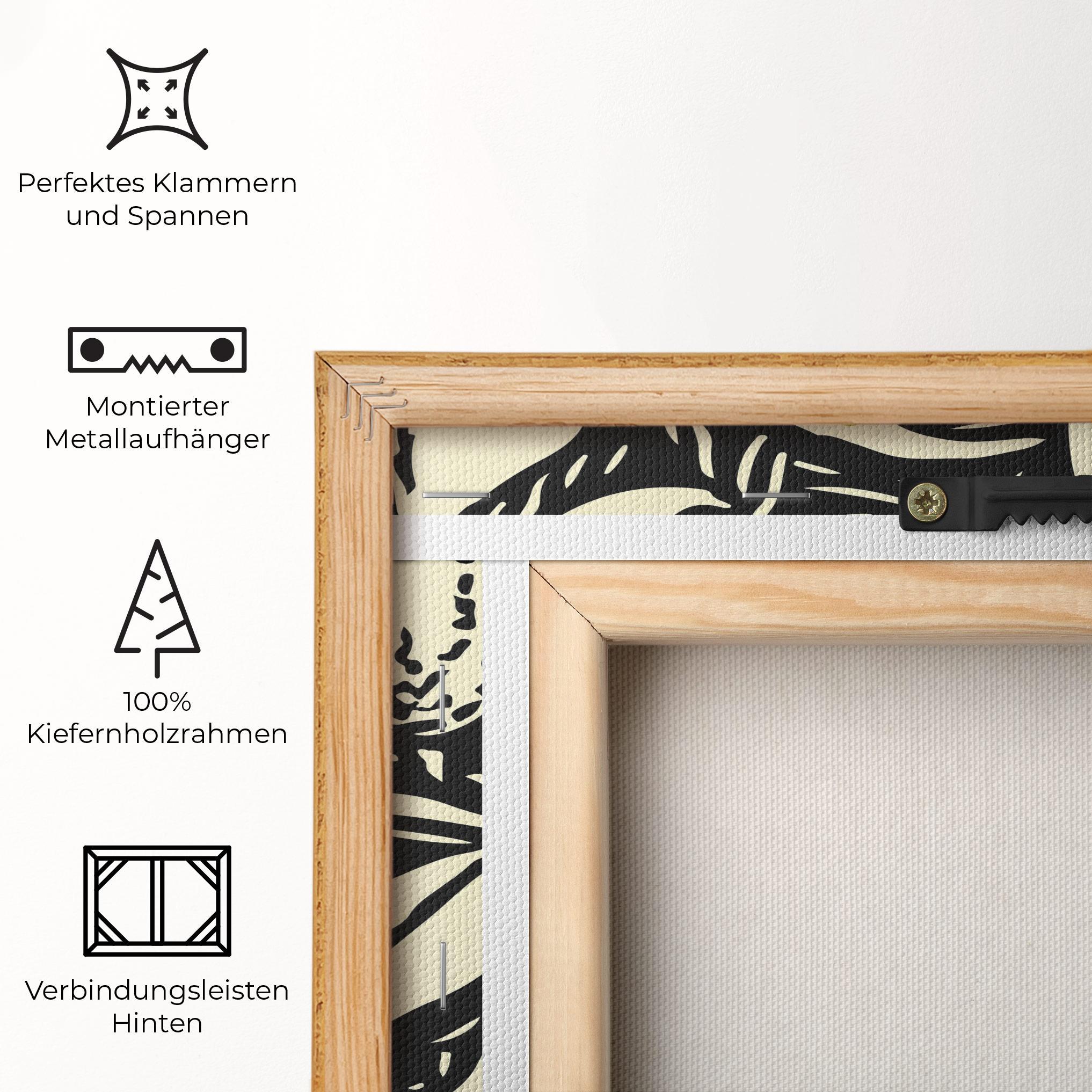 Leinwandbild Green Apple mockup 5