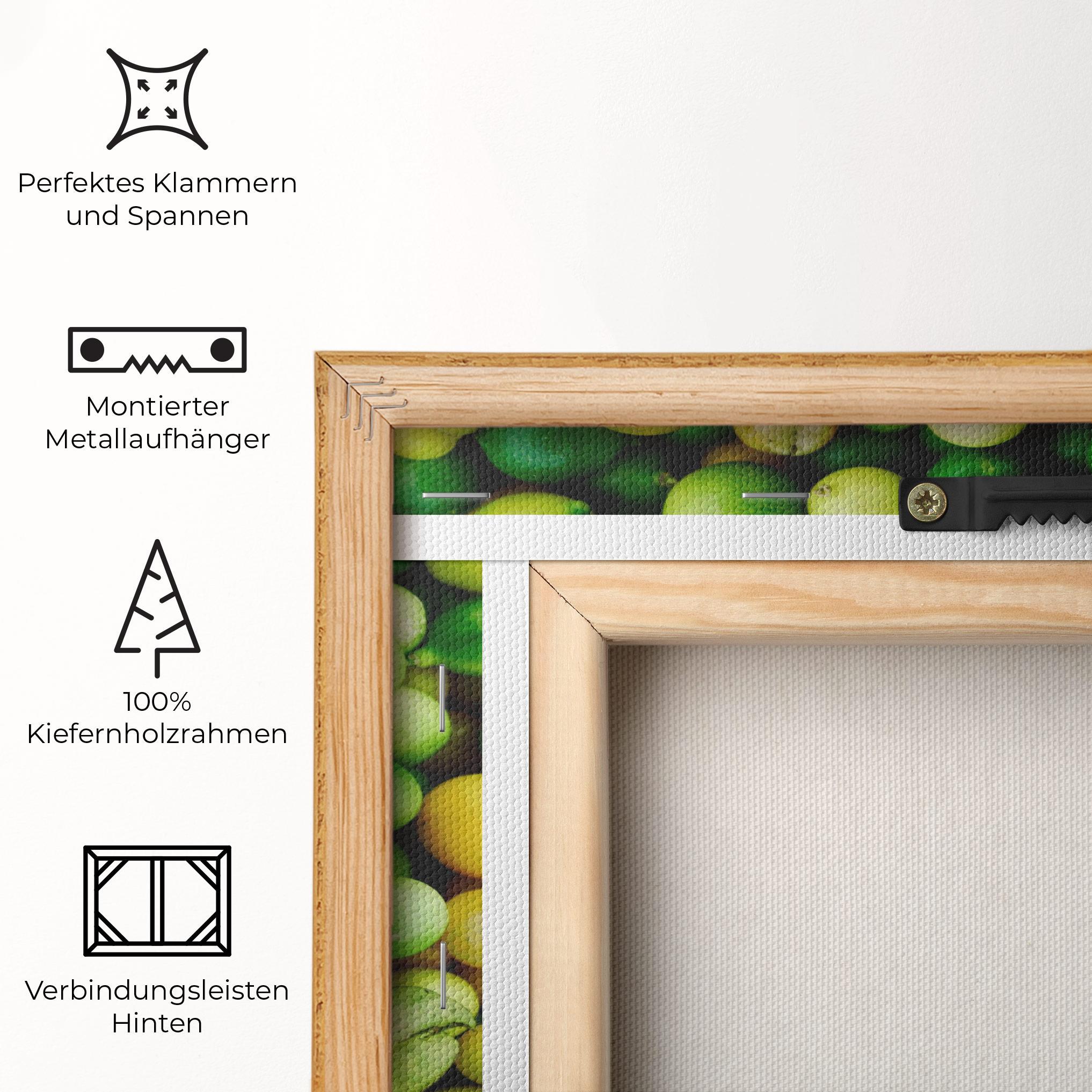 Leinwandbild Green Lime mockup 5