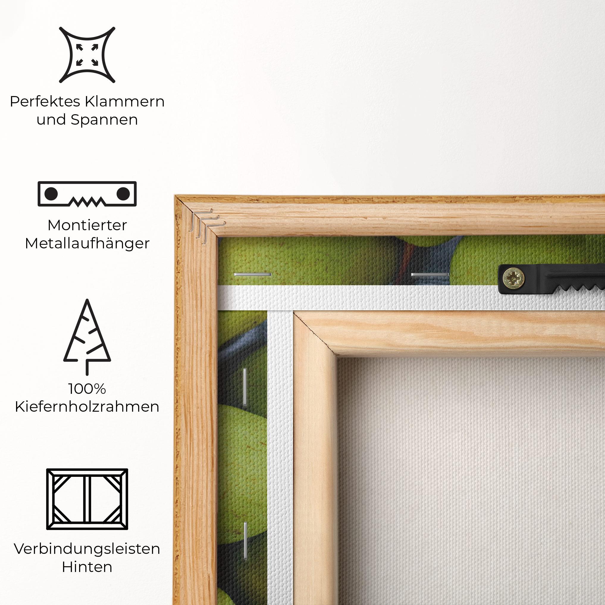 Leinwandbild Green Pear mockup 5