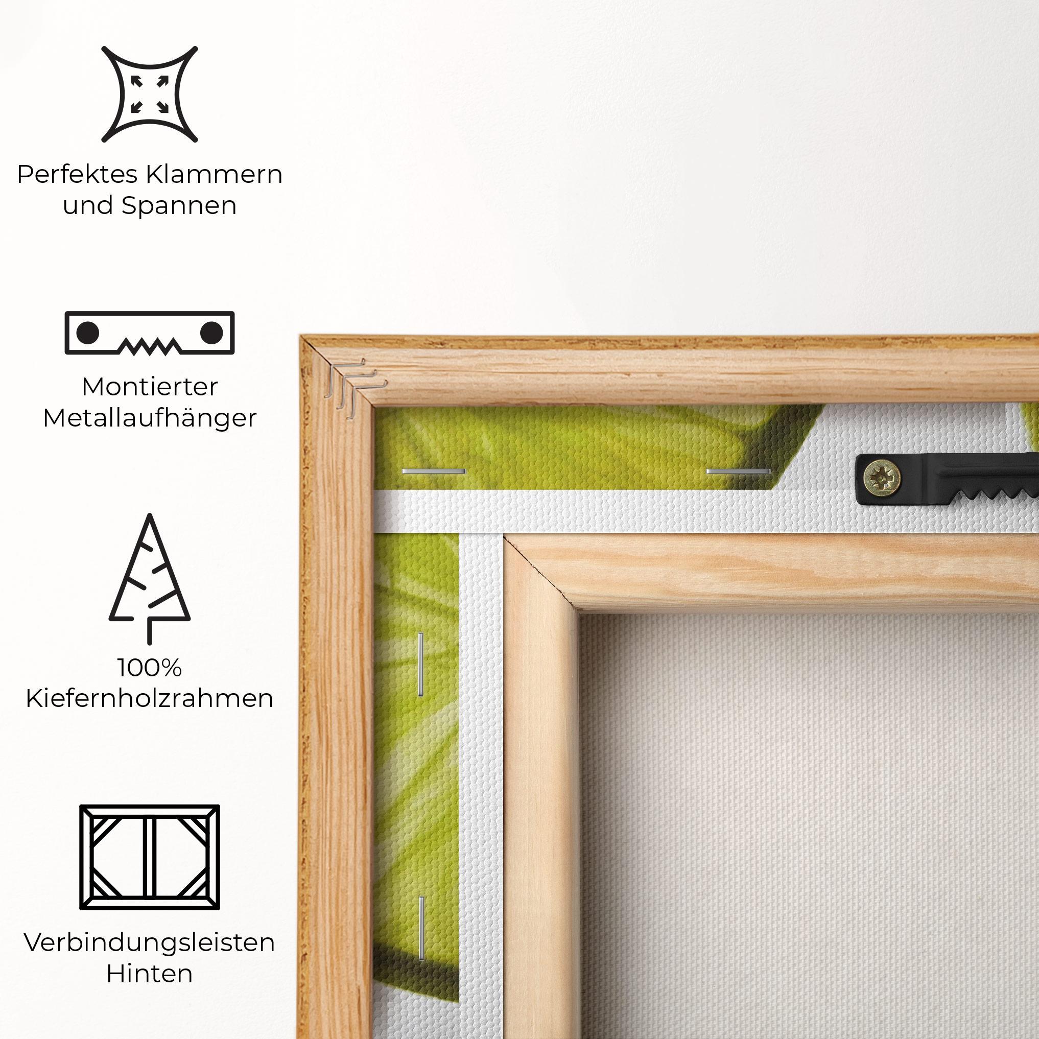 Leinwandbild Lime Slice mockup 5