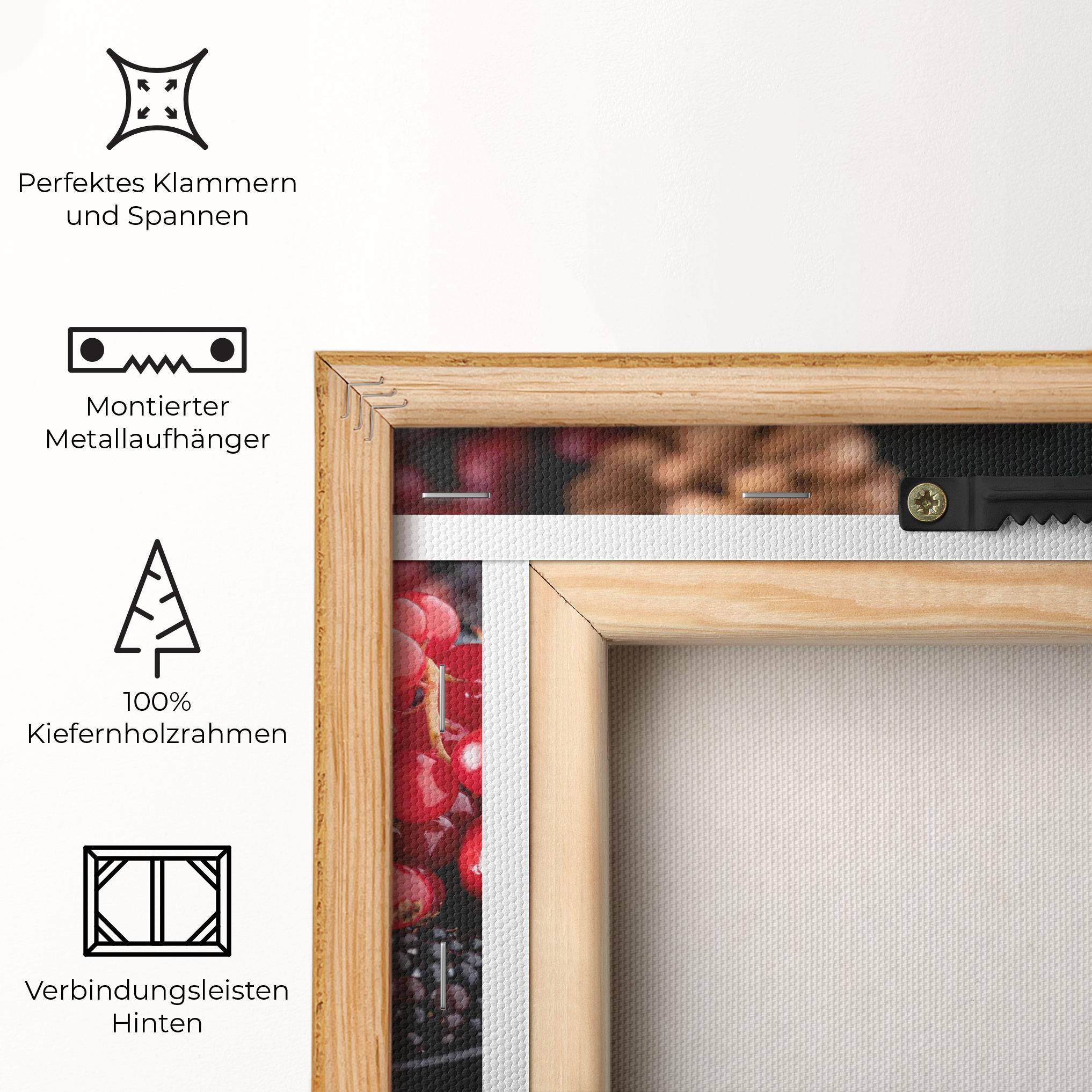 Leinwandbild Red Berries mockup 5