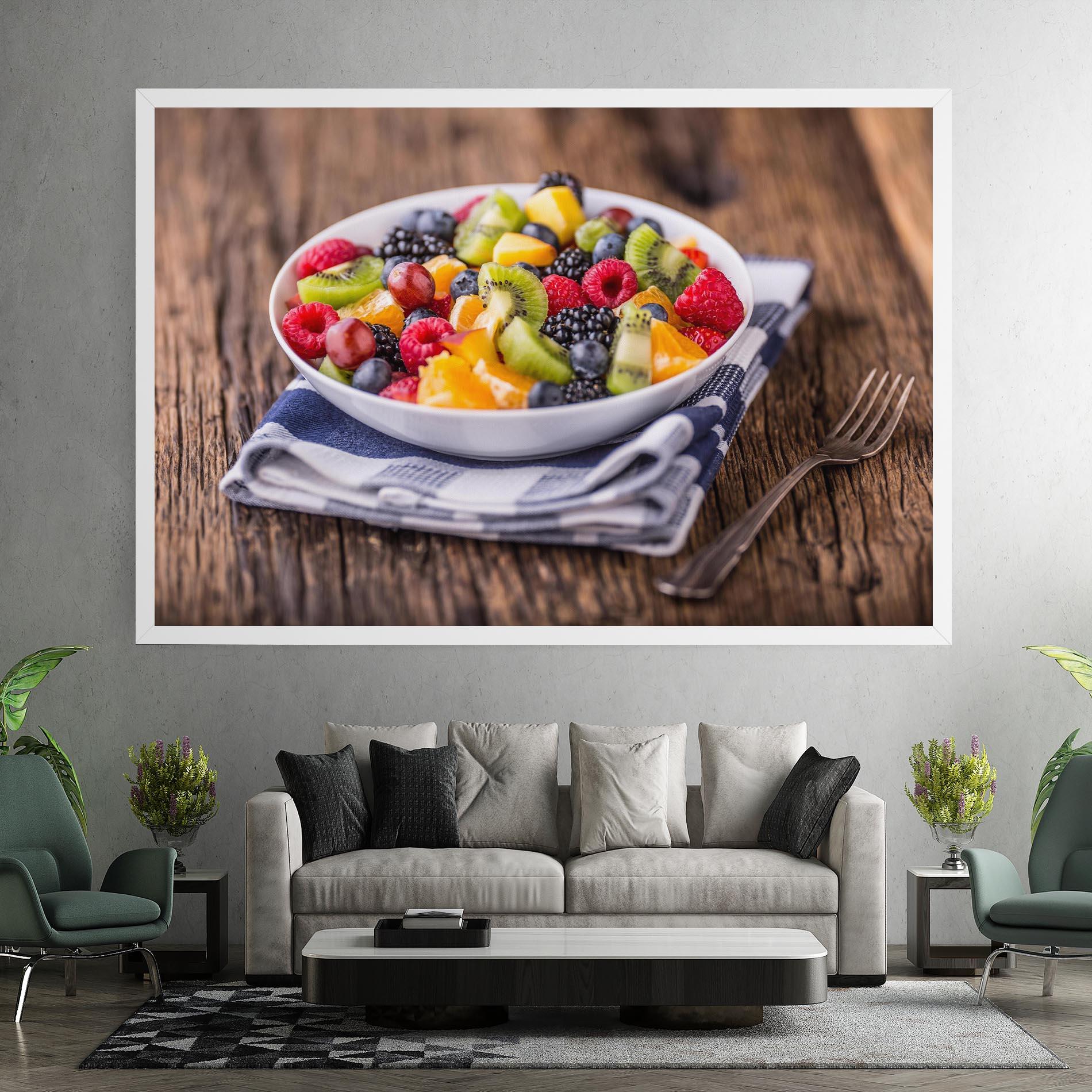 Leinwandbild Fruit Salad mockup 7