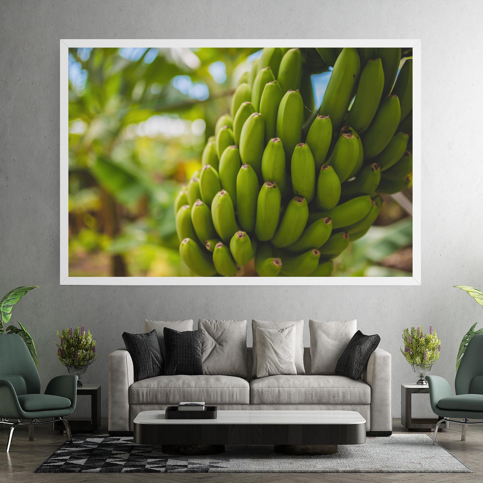 Leinwandbild Green Banana mockup 7