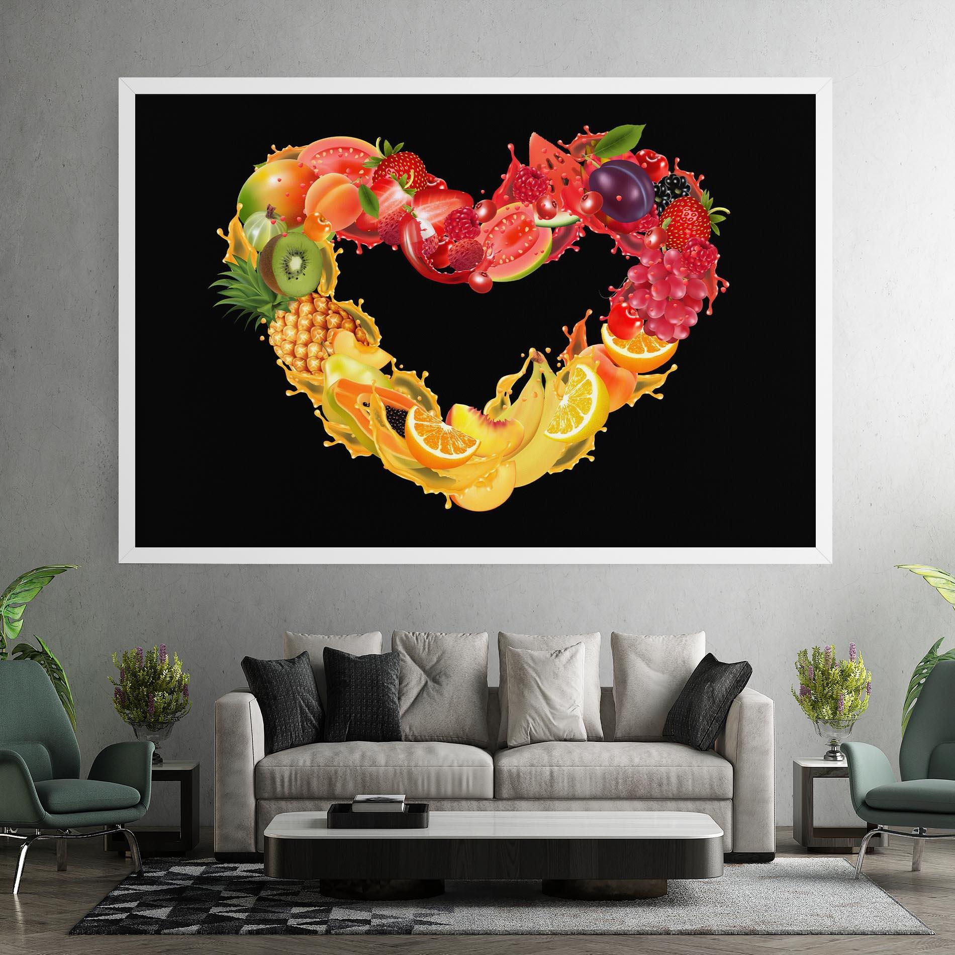 Leinwandbild Juice Frame mockup 7